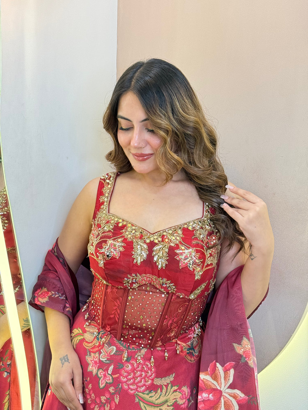 "CALISTA" CROP TOP SKIRT