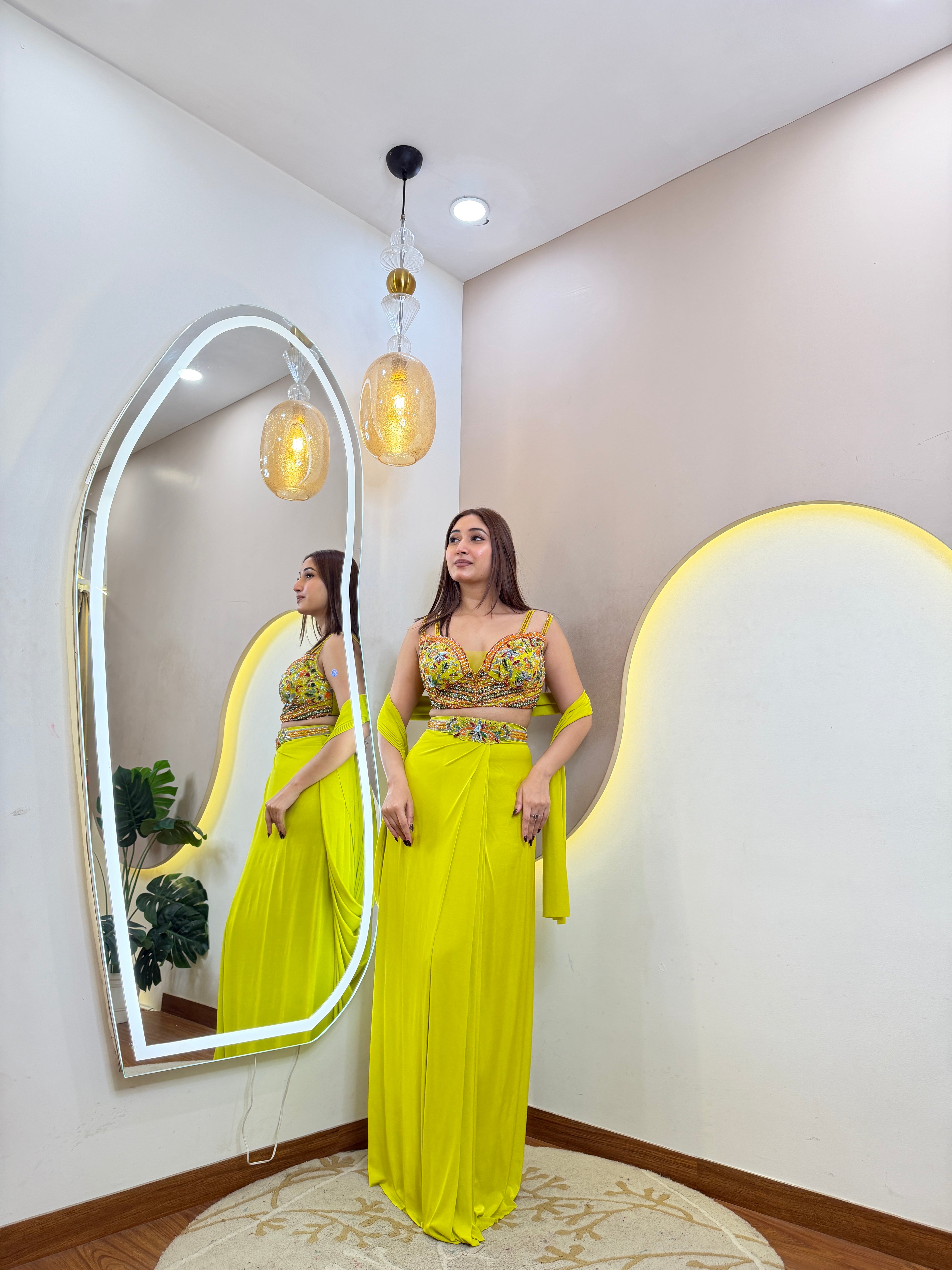 D640   DRAPE SAREE