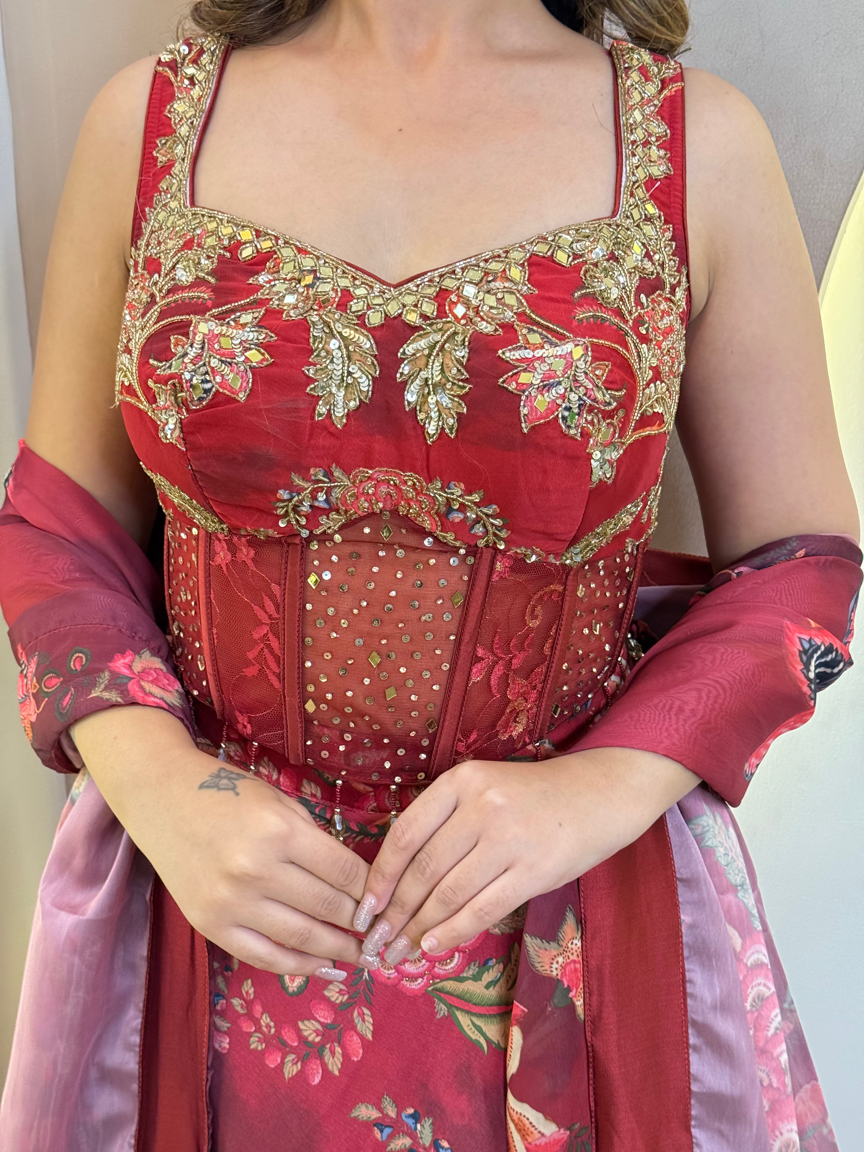 "CALISTA" CROP TOP SKIRT