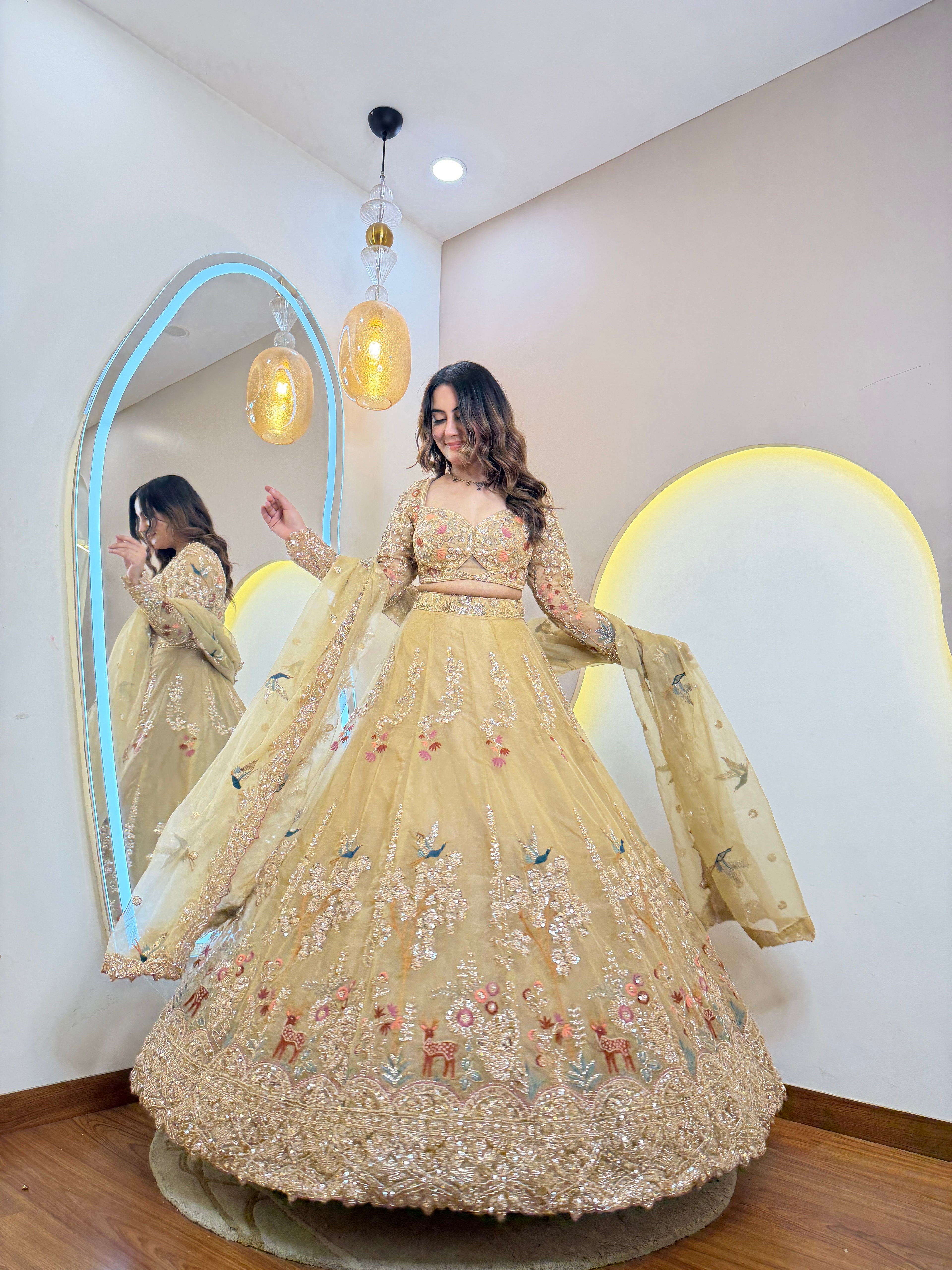 D394  Crop top skirt