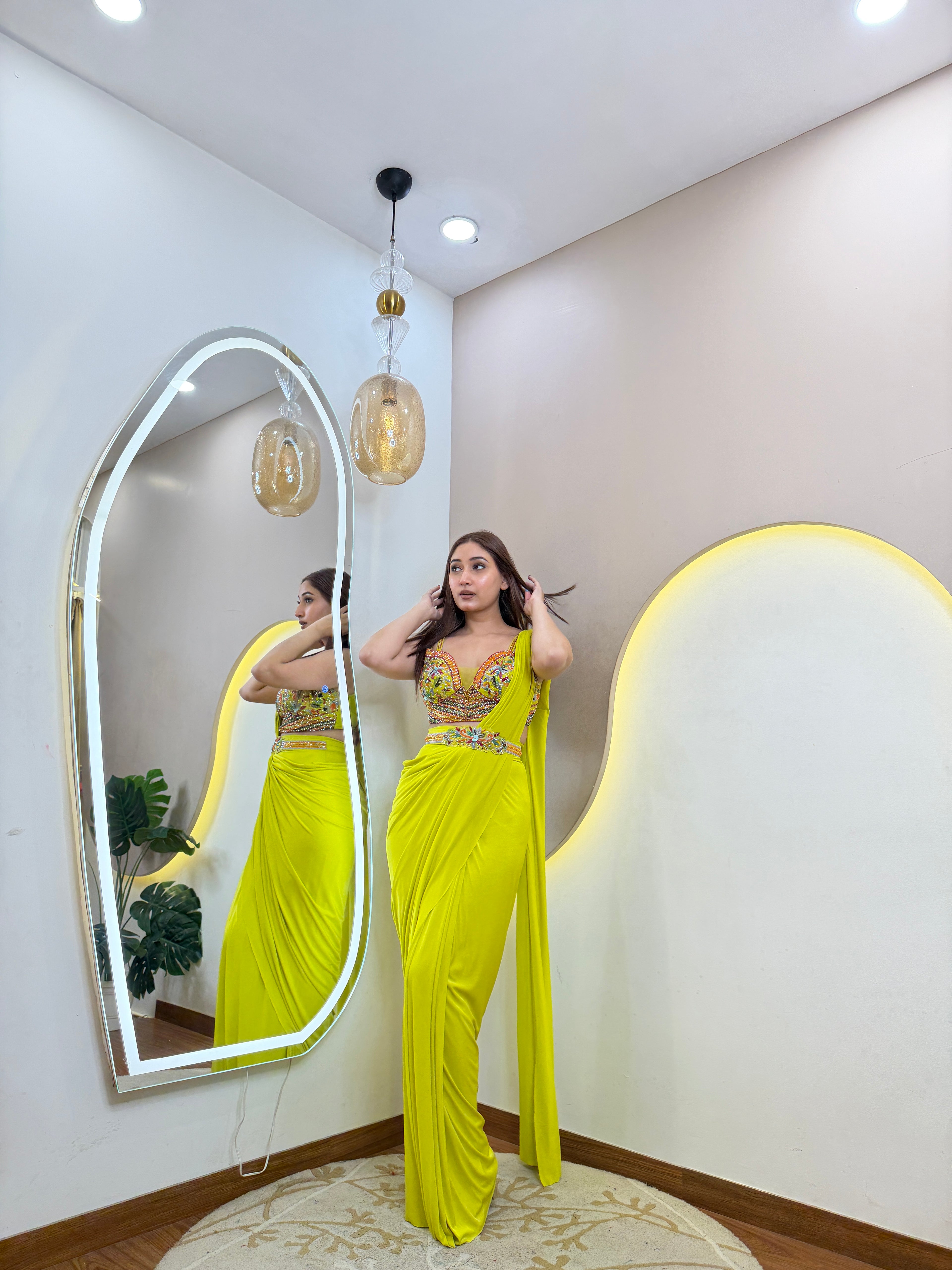 D640   DRAPE SAREE