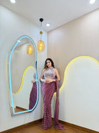 D697  DRAPE SAREE