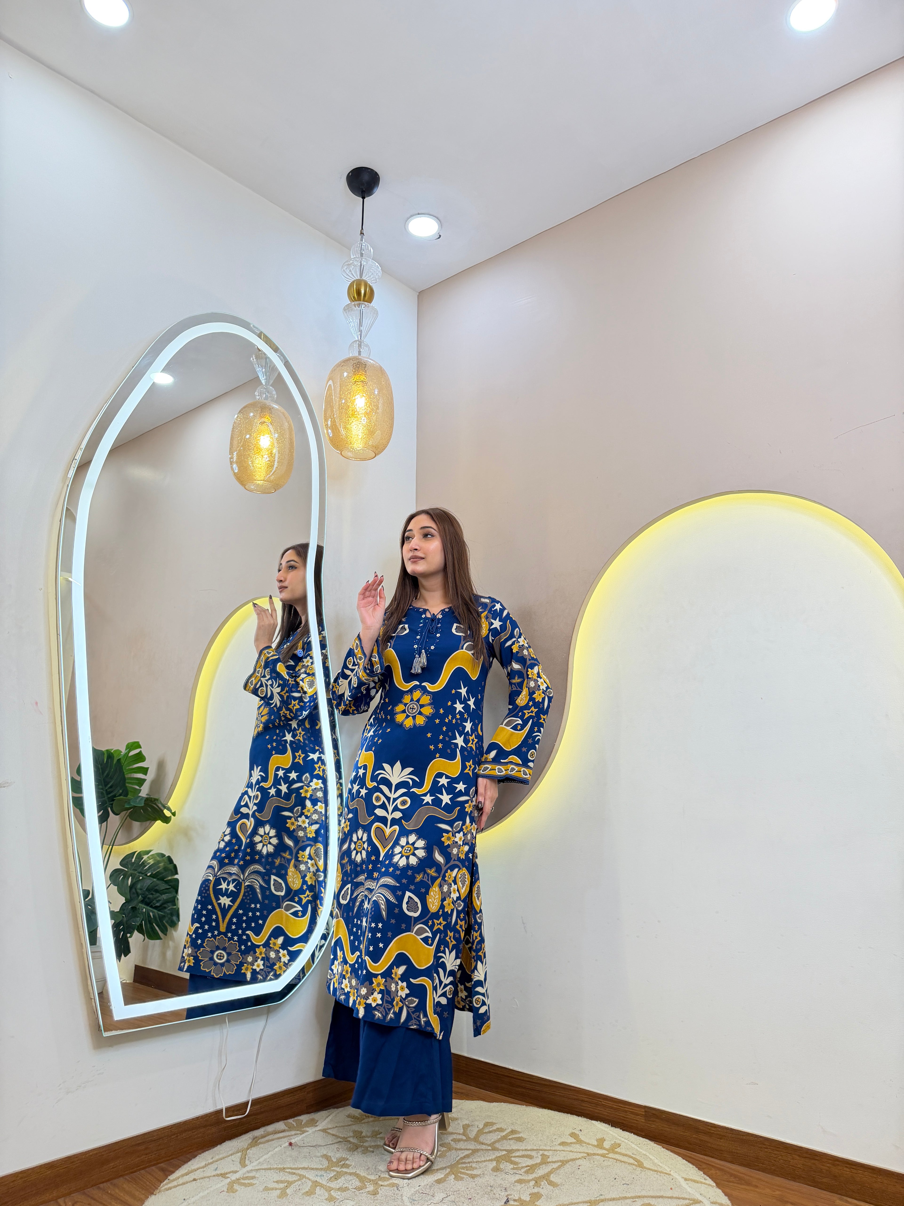 D595  RAYON 2 PC SET