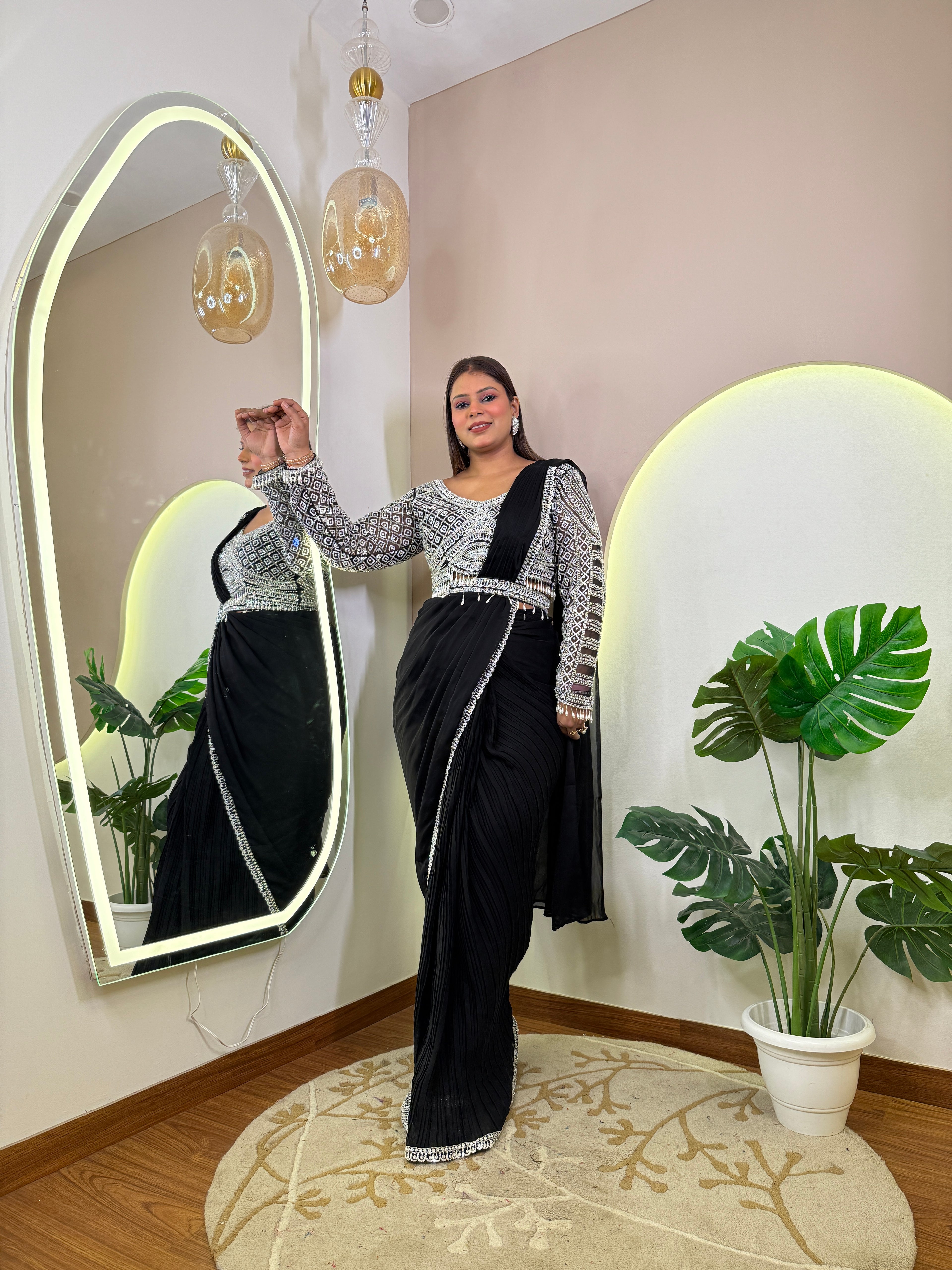 " NAGMA " DRAPE SAREE