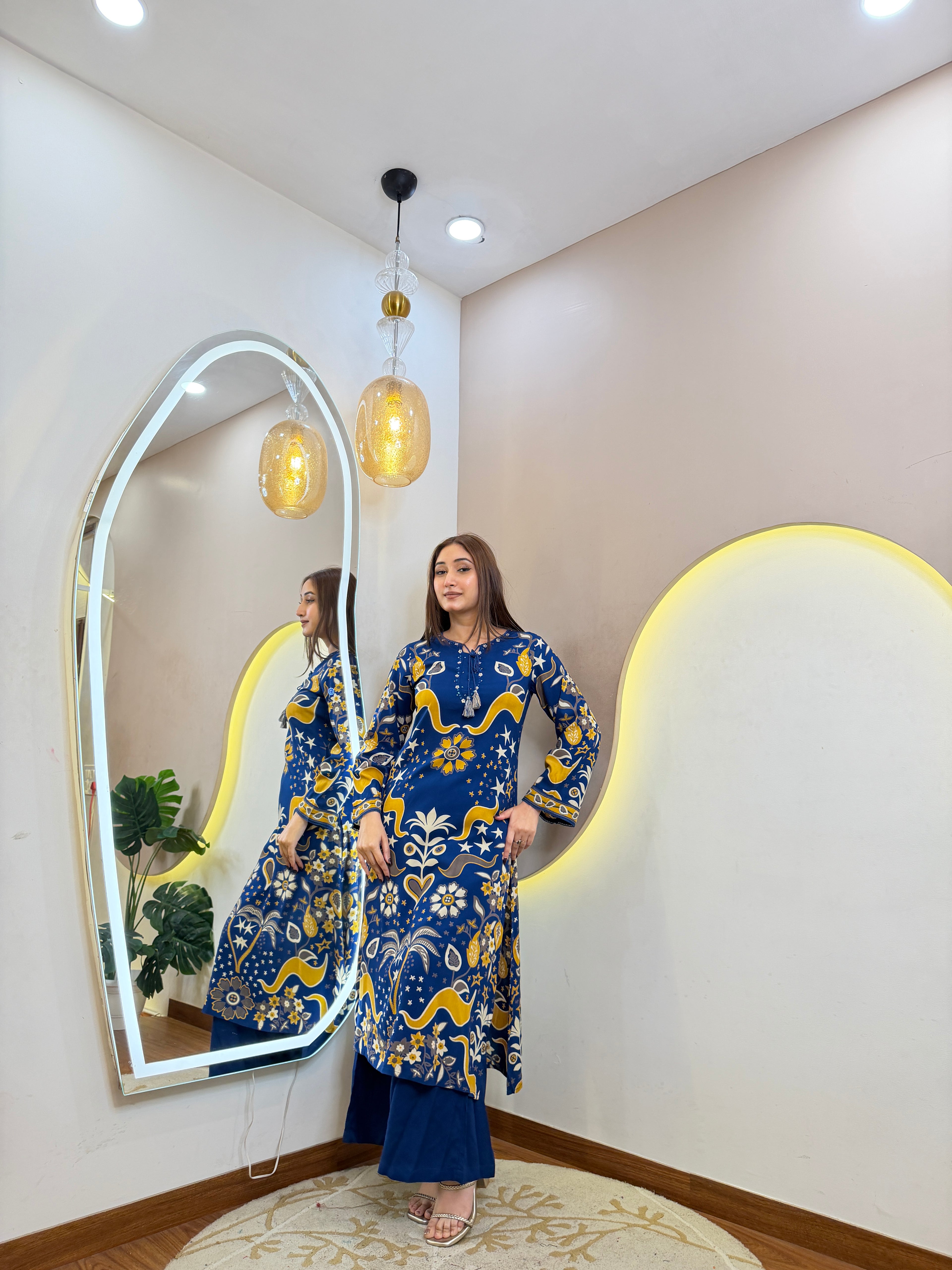 D595  RAYON 2 PC SET