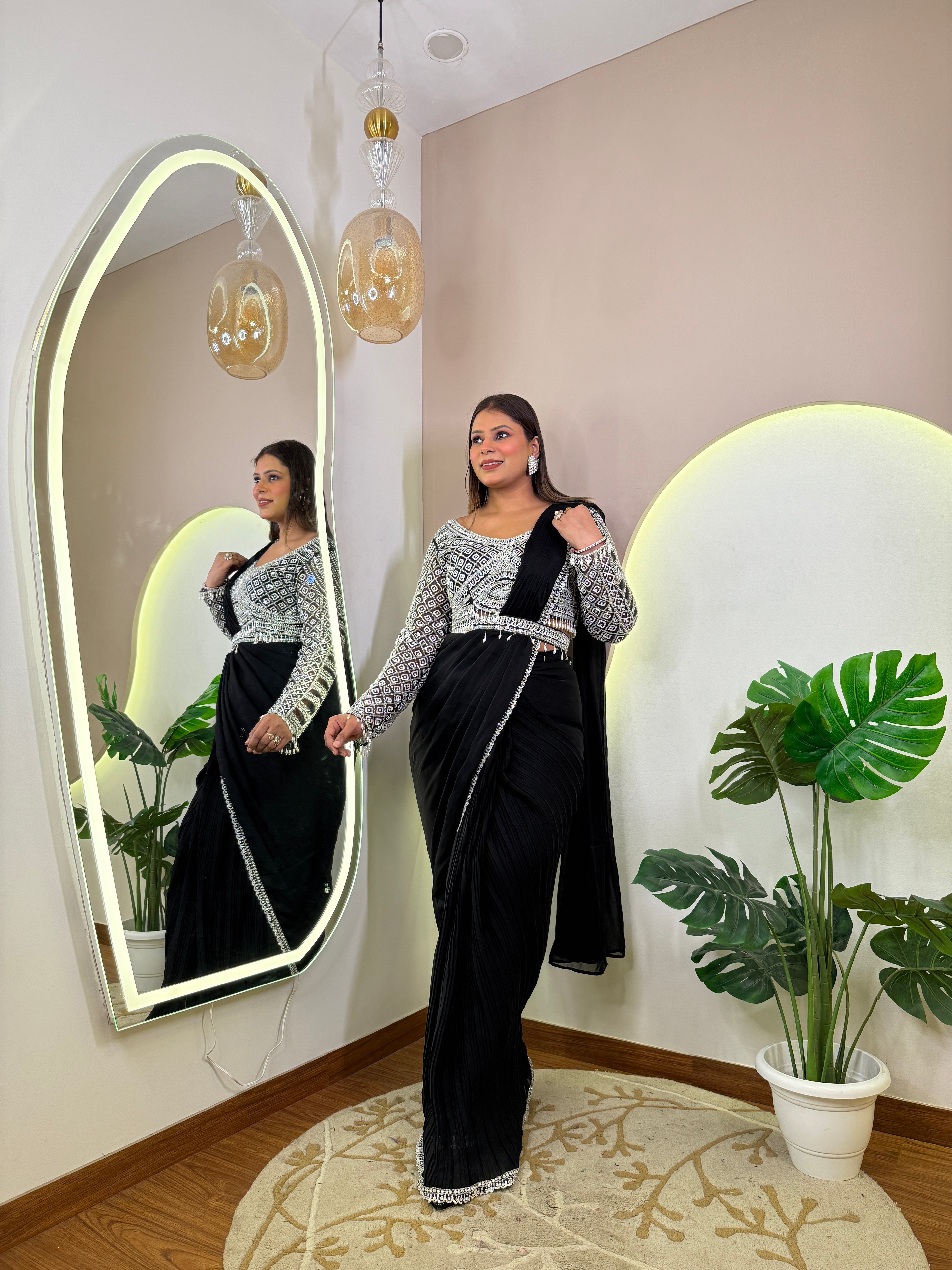 " NAGMA " DRAPE SAREE