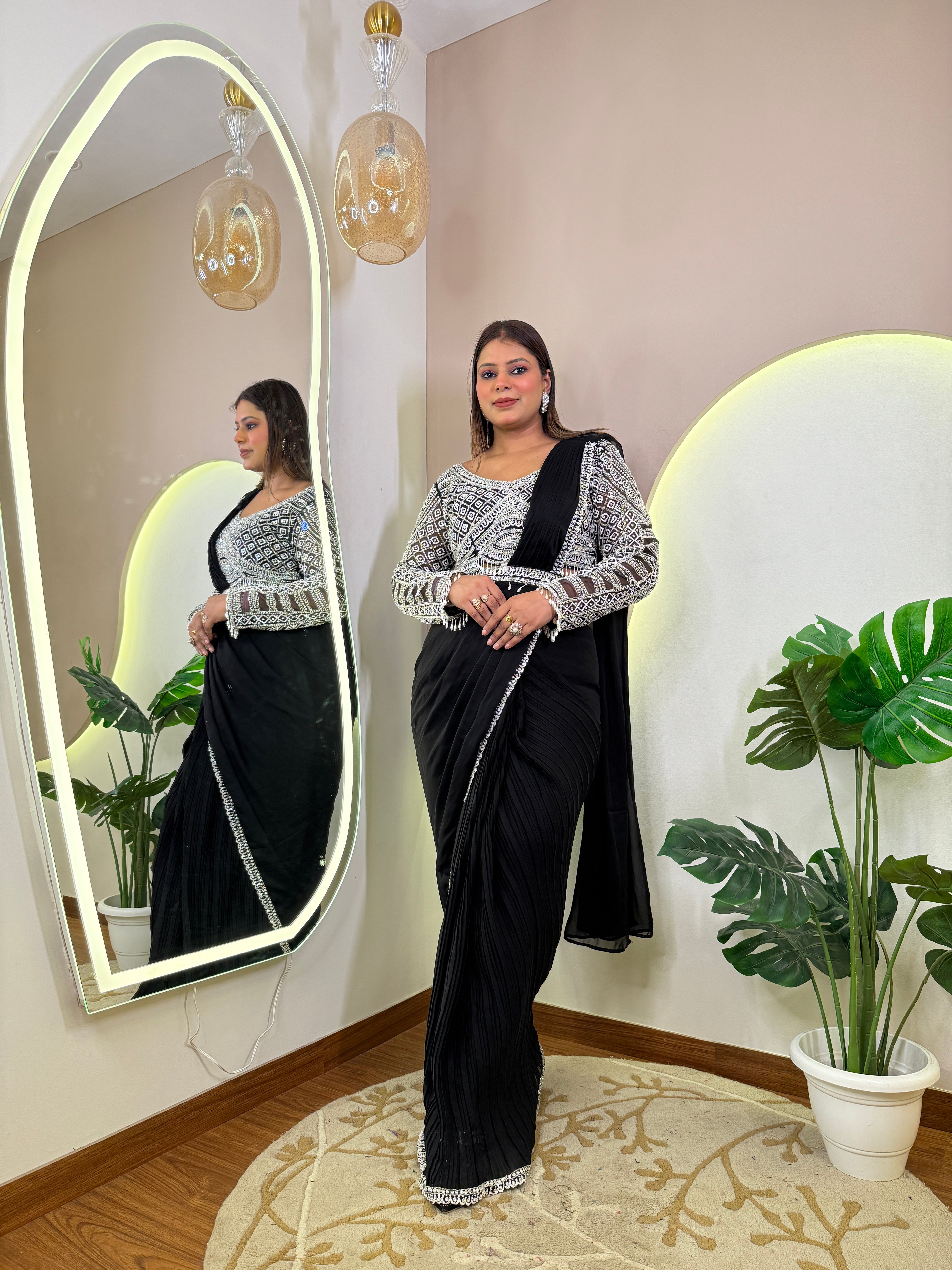 " NAGMA " DRAPE SAREE