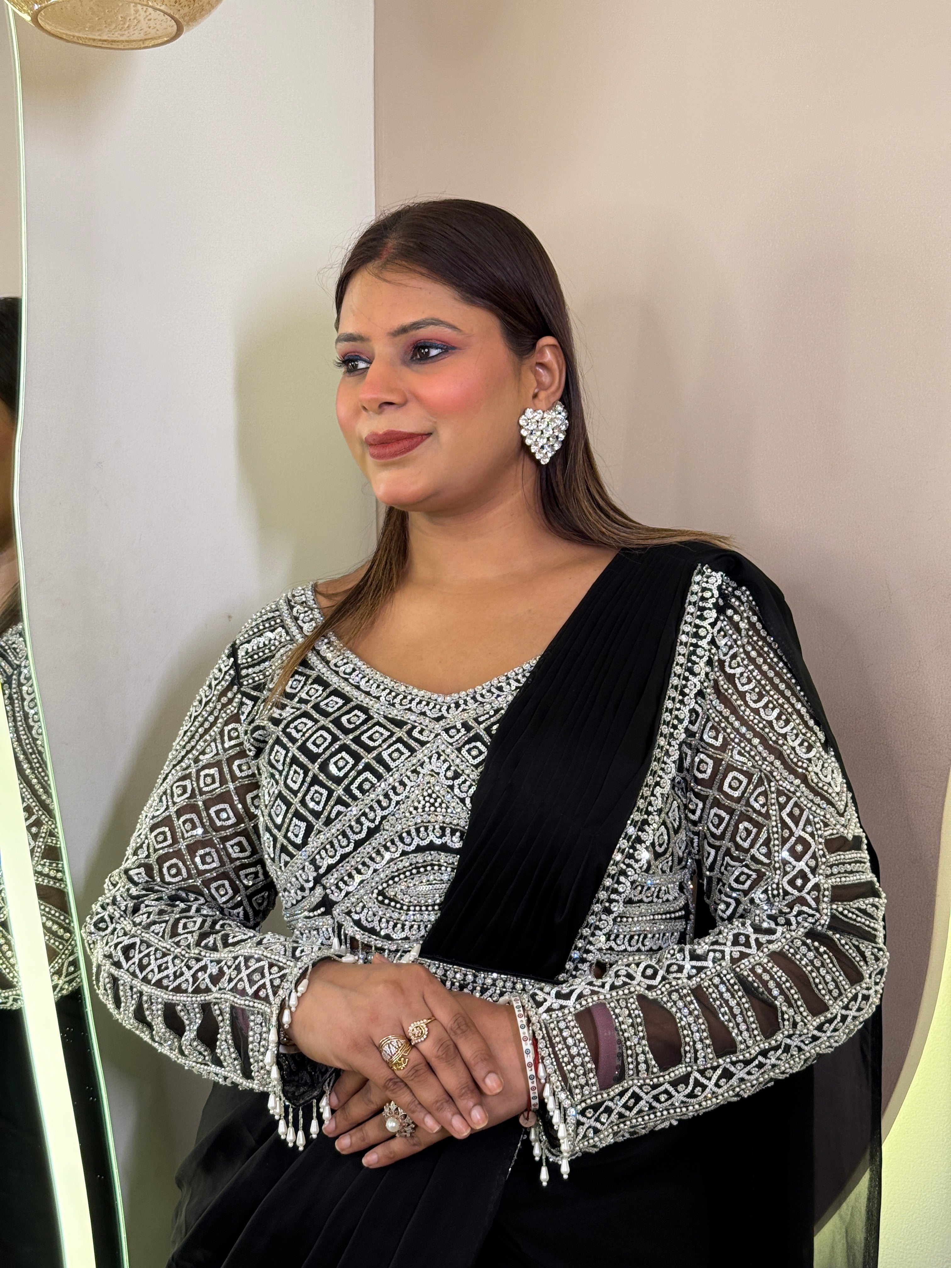 " NAGMA " DRAPE SAREE