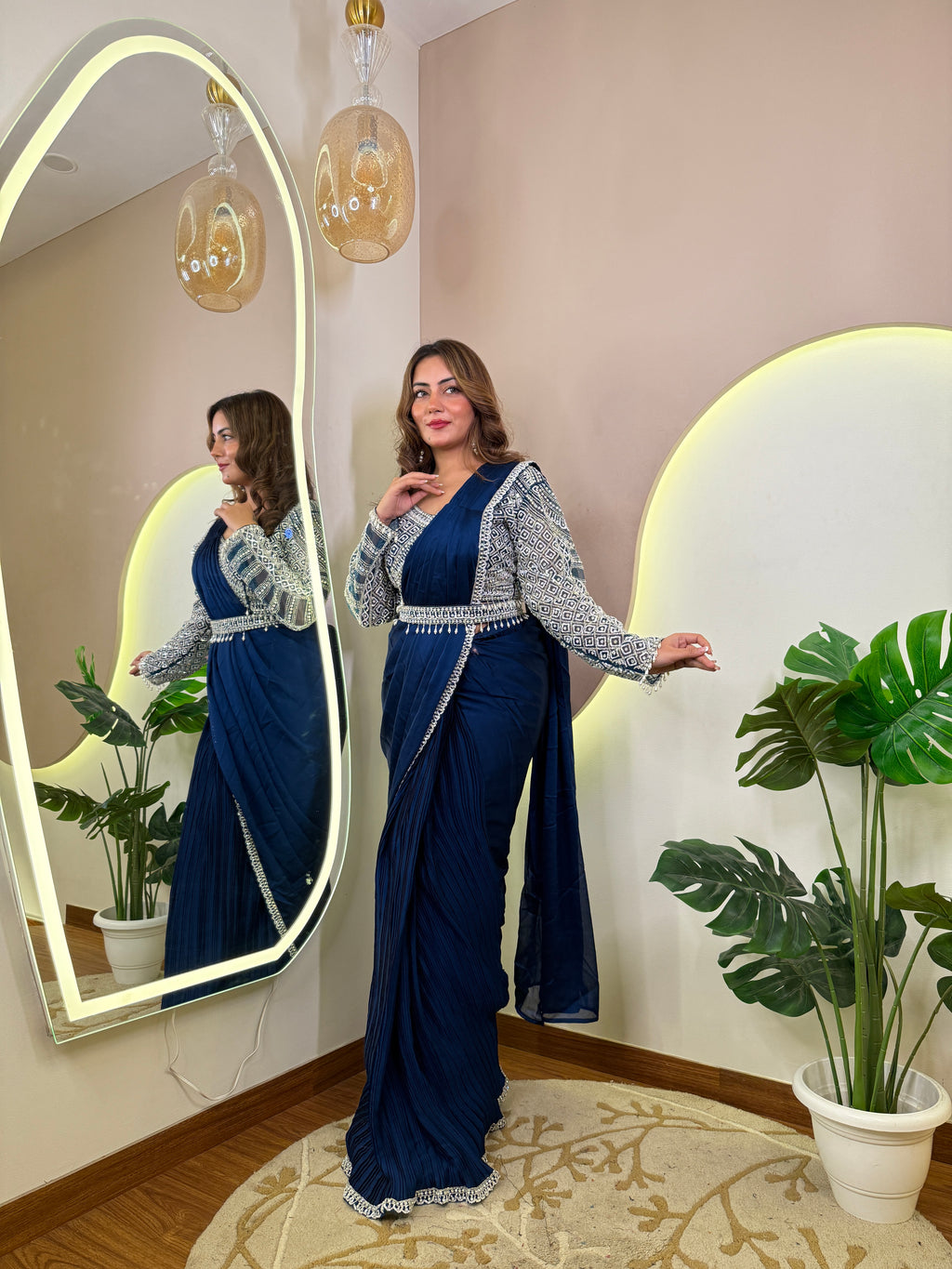 " NAGMA " DRAPE SAREE