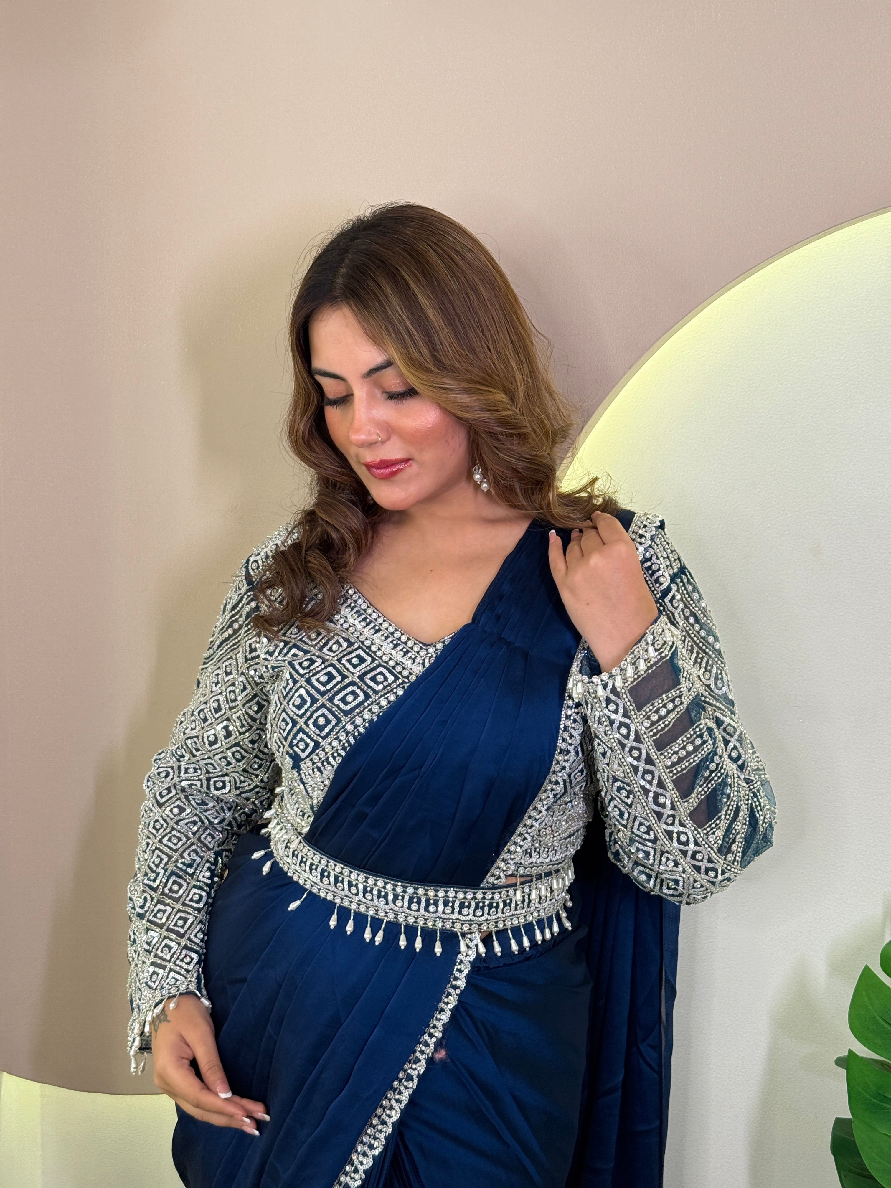 " NAGMA " DRAPE SAREE