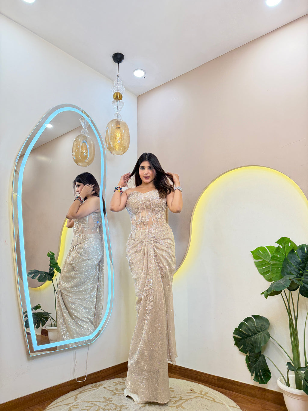 D641  DHOTI  STYLE