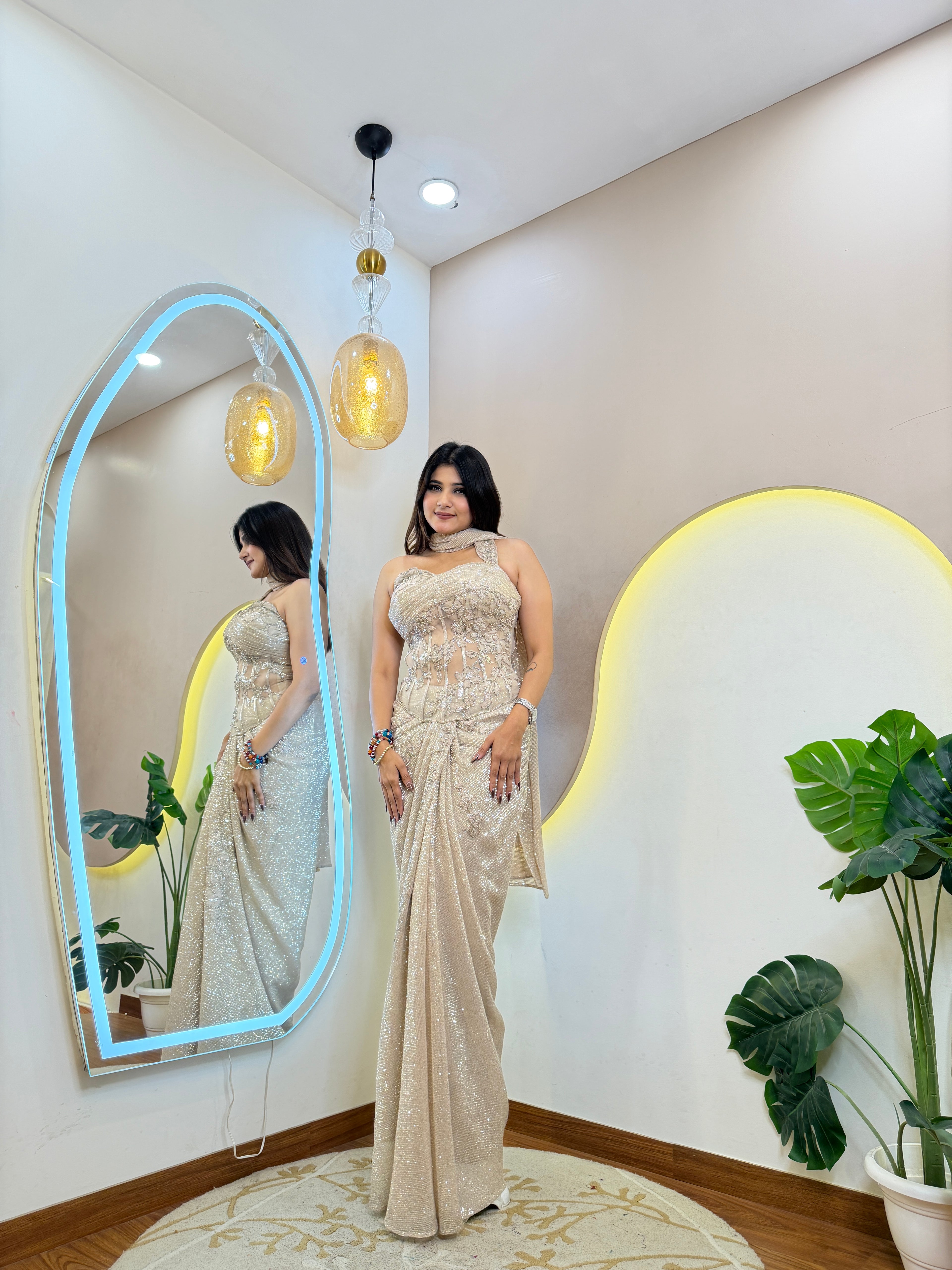 D641  DHOTI  STYLE