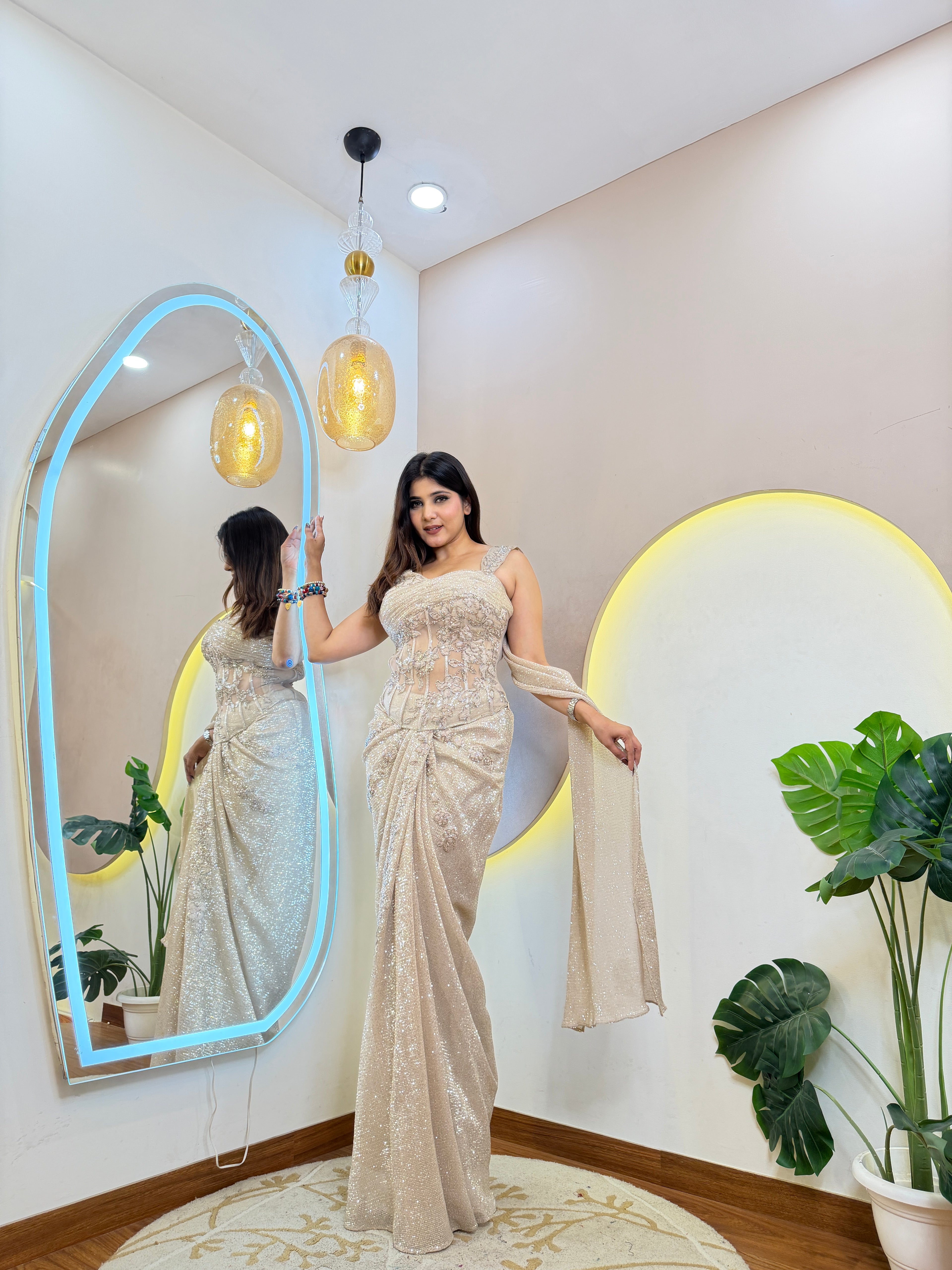 D641  DHOTI  STYLE