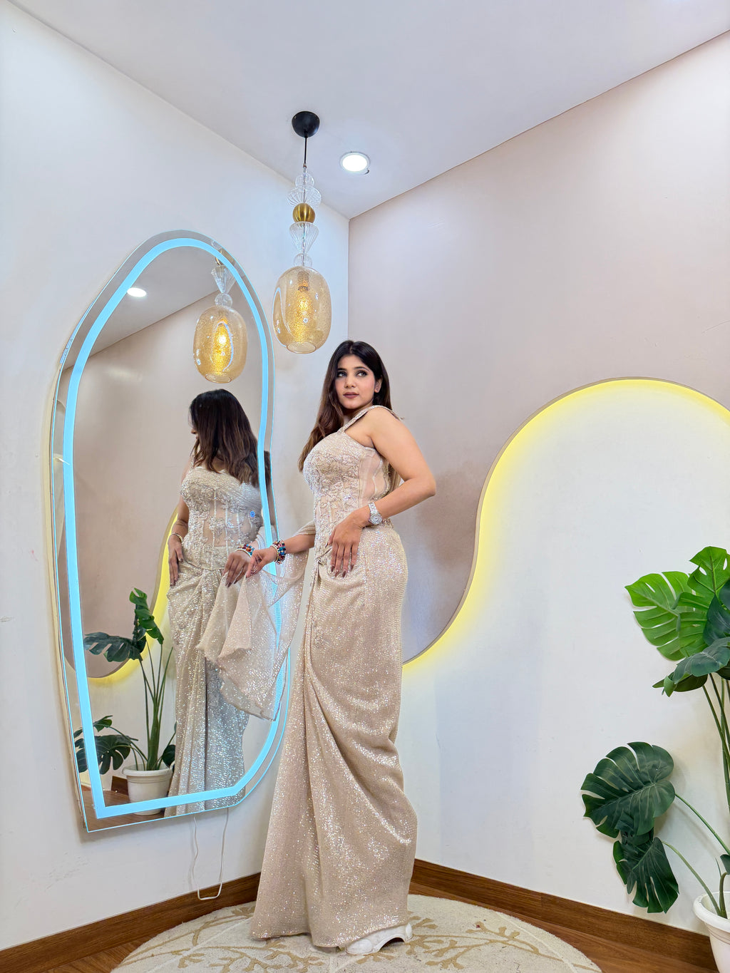 D641  DHOTI  STYLE