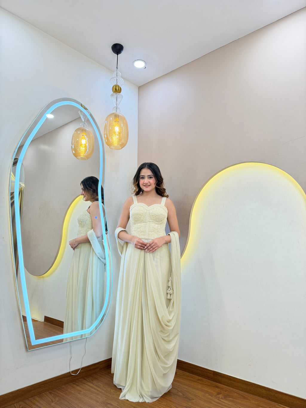 D825 Drape Saree