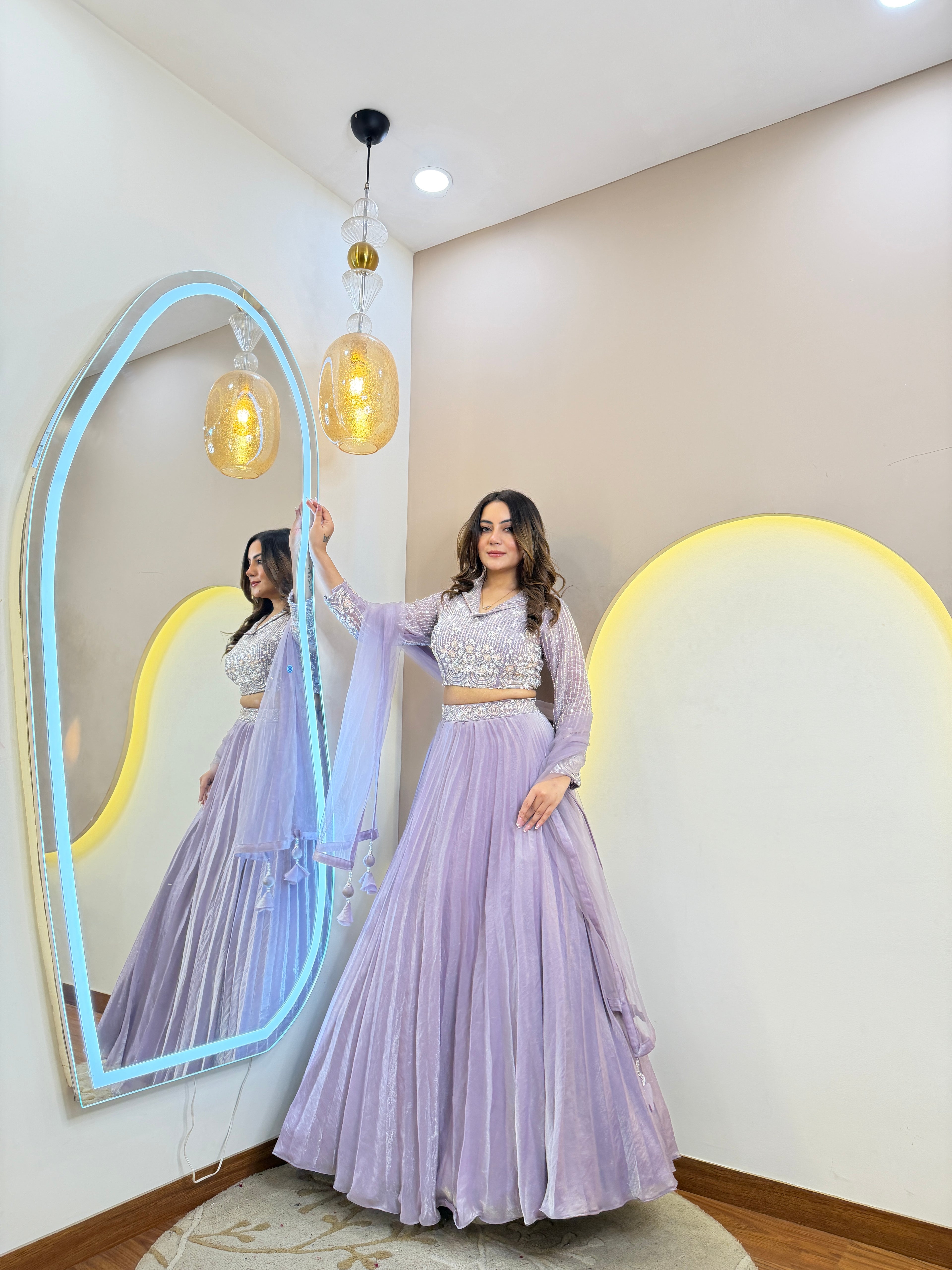 D96 partywear lehnga