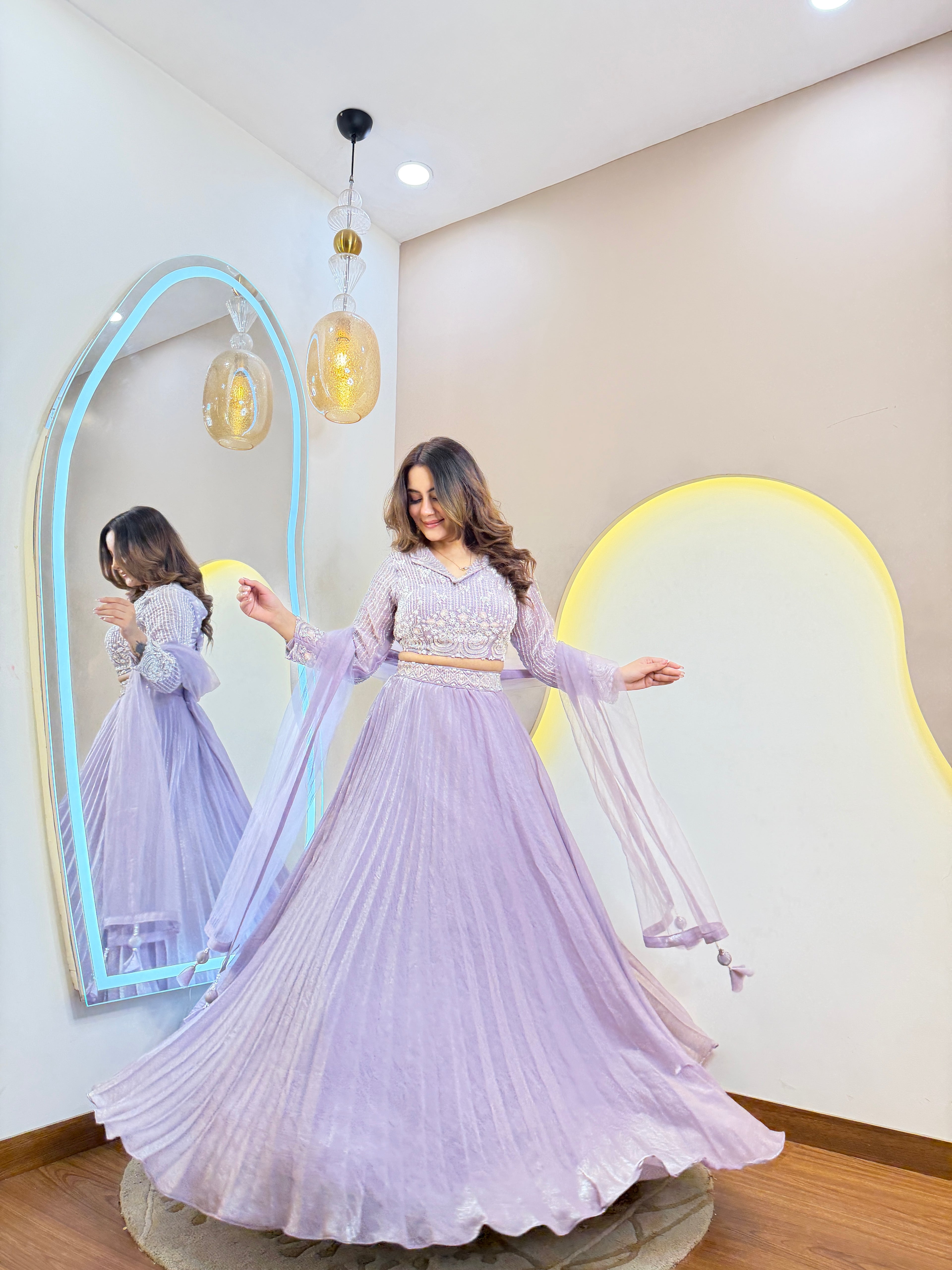 D96 partywear lehnga