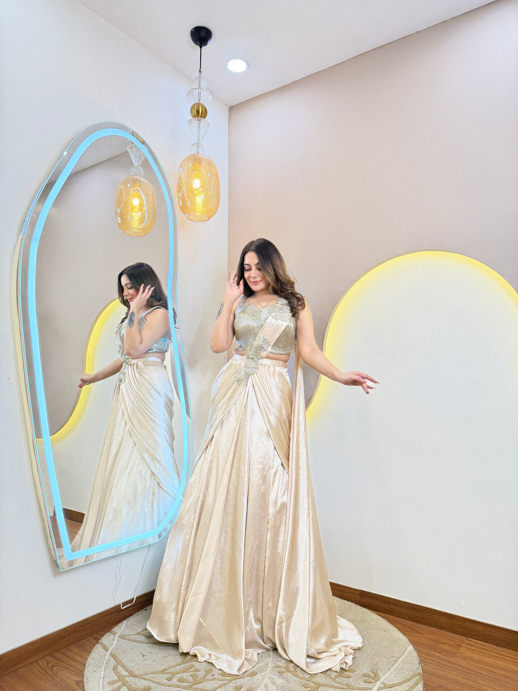 C851 partywear lehnga