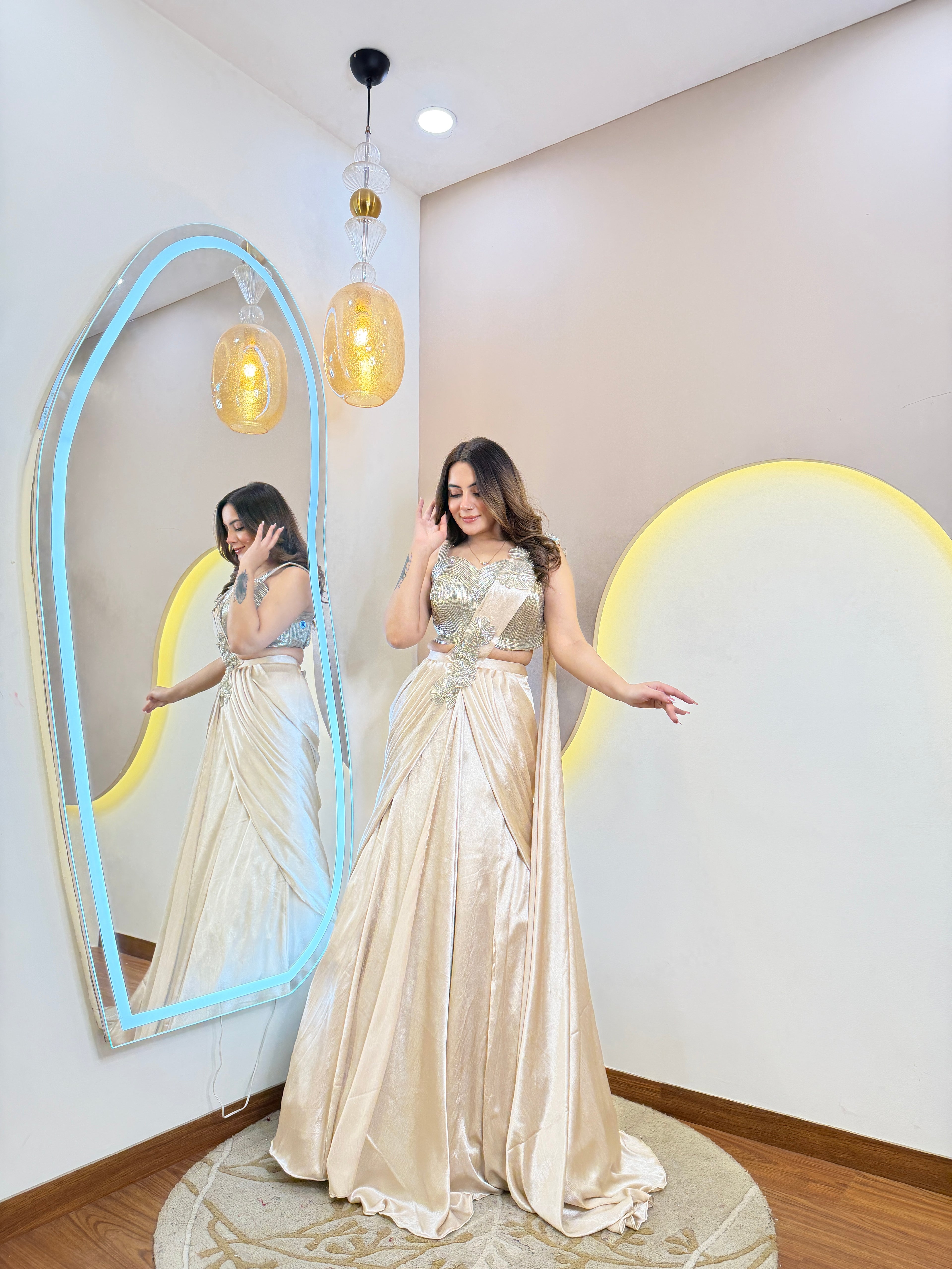 C851 partywear lehnga