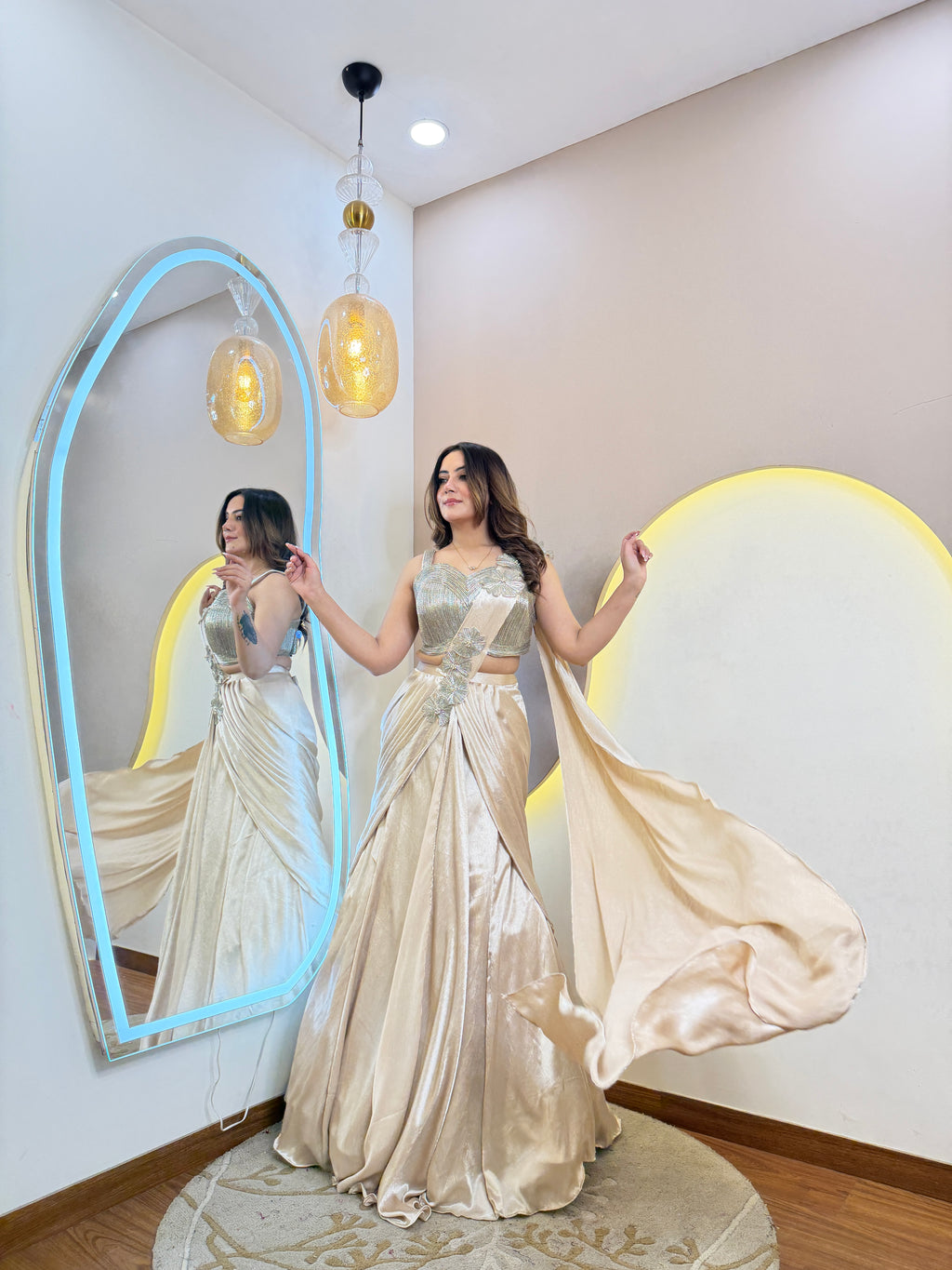 C851 partywear lehnga