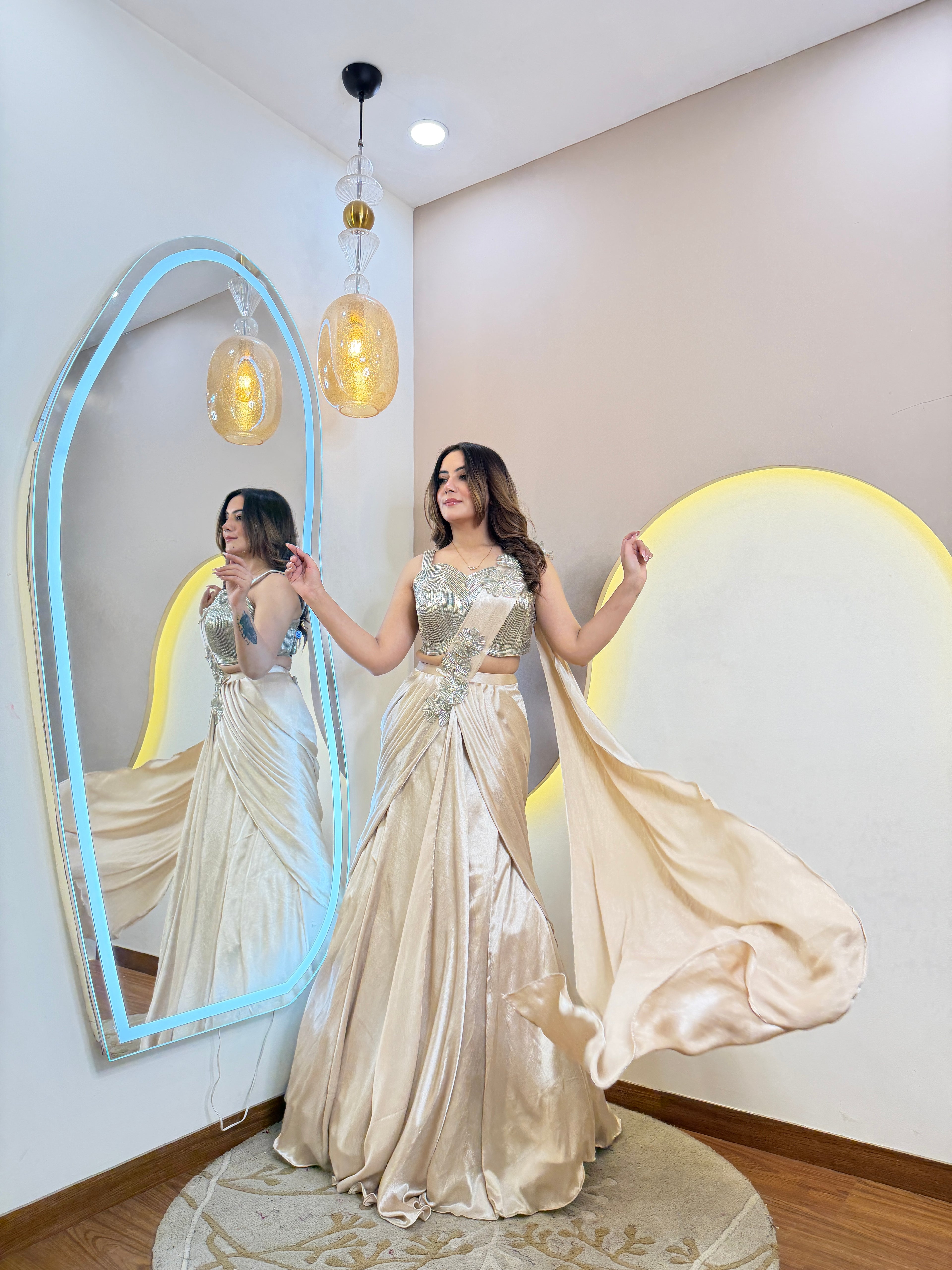 C851 partywear lehnga