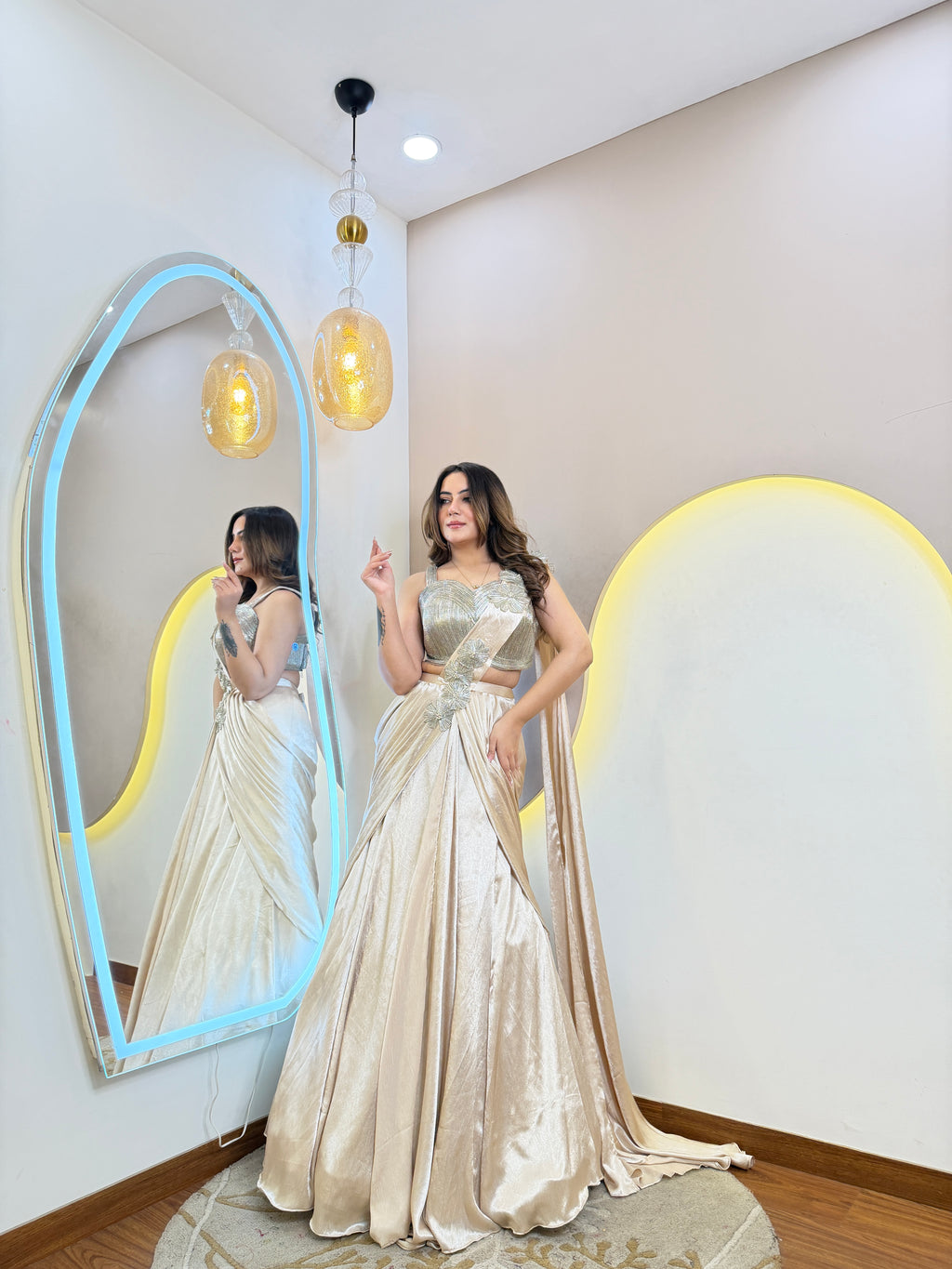 C851 partywear lehnga
