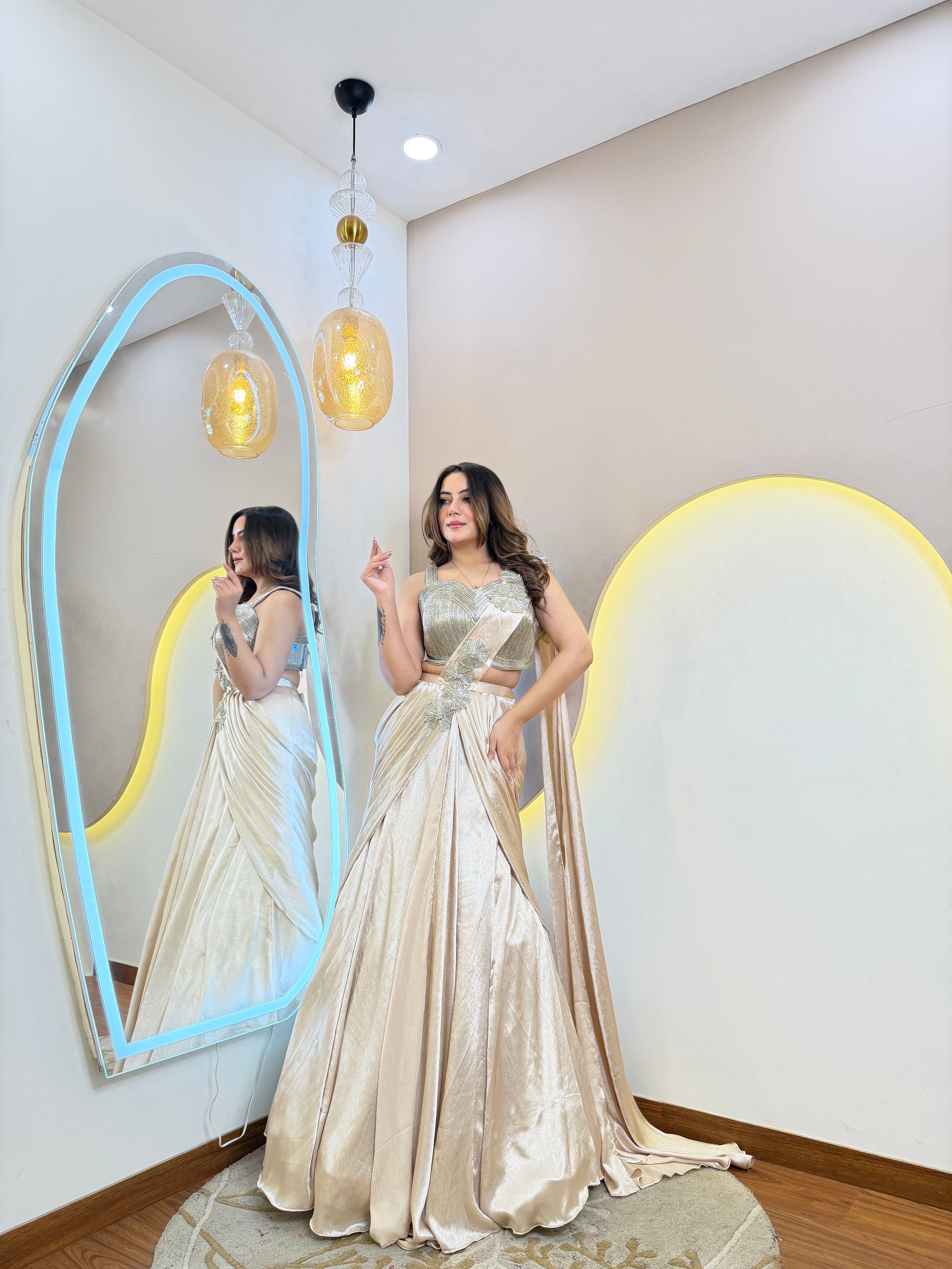 C851 partywear lehnga