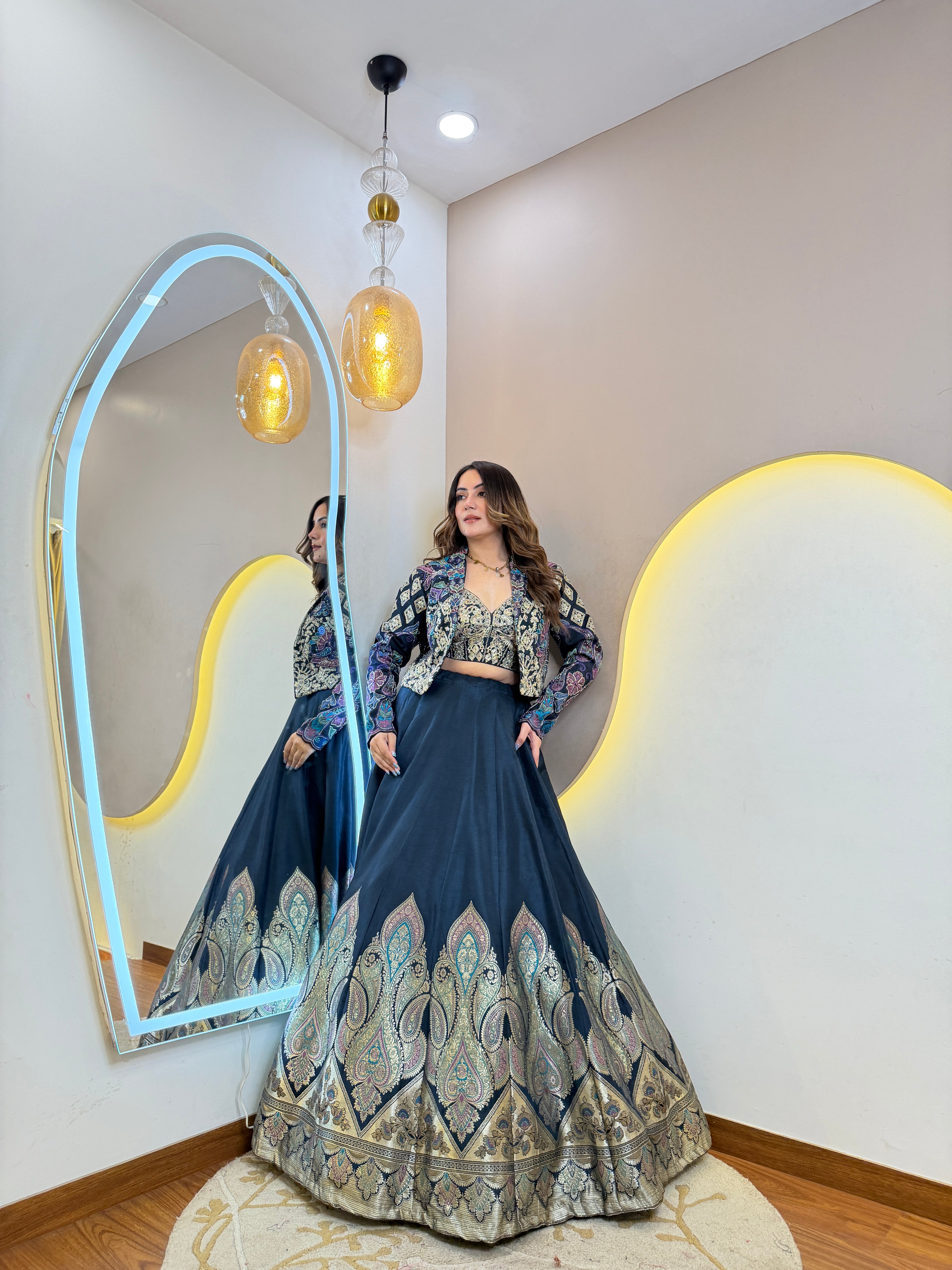 INDOWESTERN LEHENGA