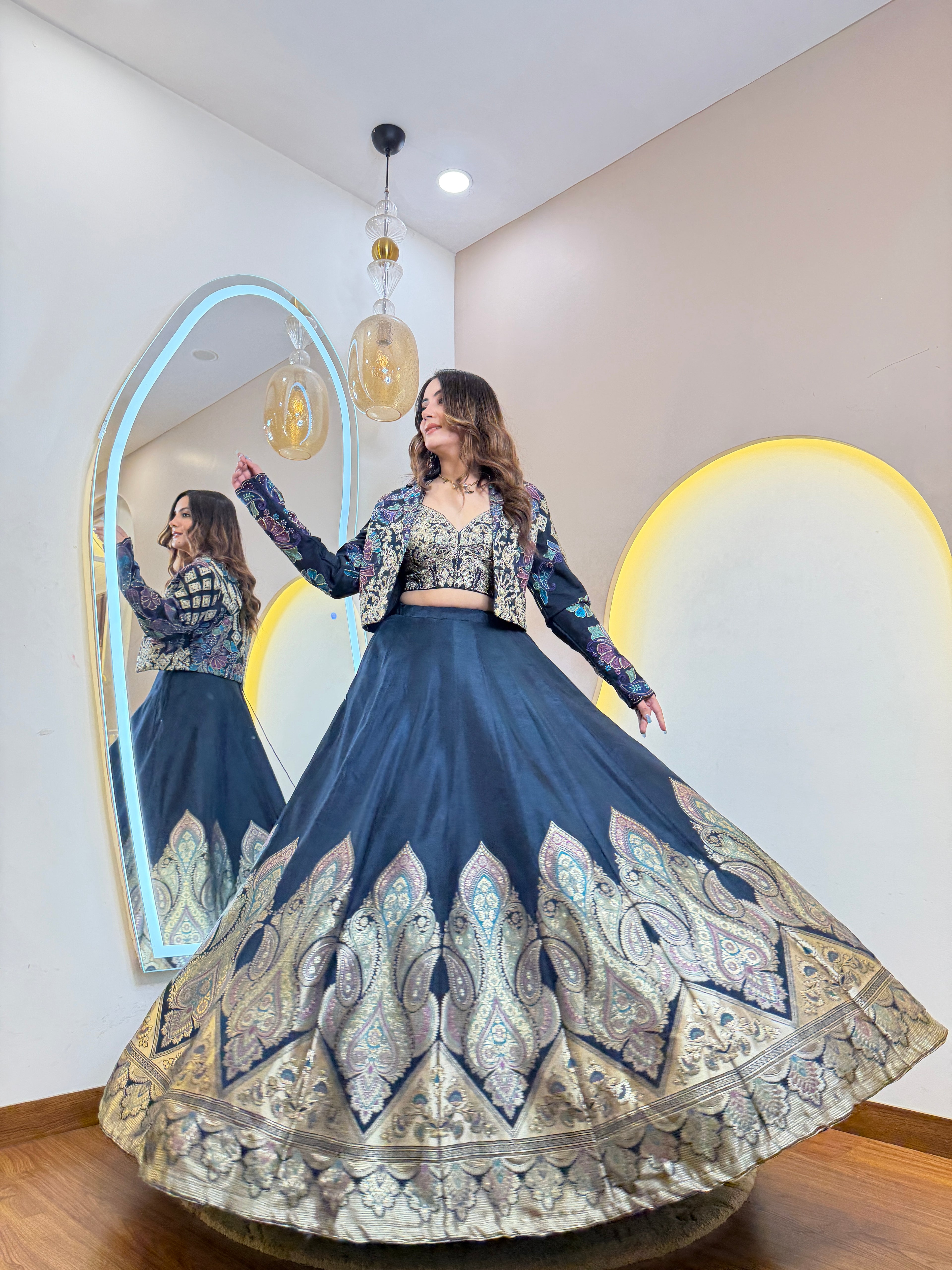 INDOWESTERN LEHENGA