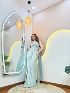 "BASMA  " DRAPE SAREE