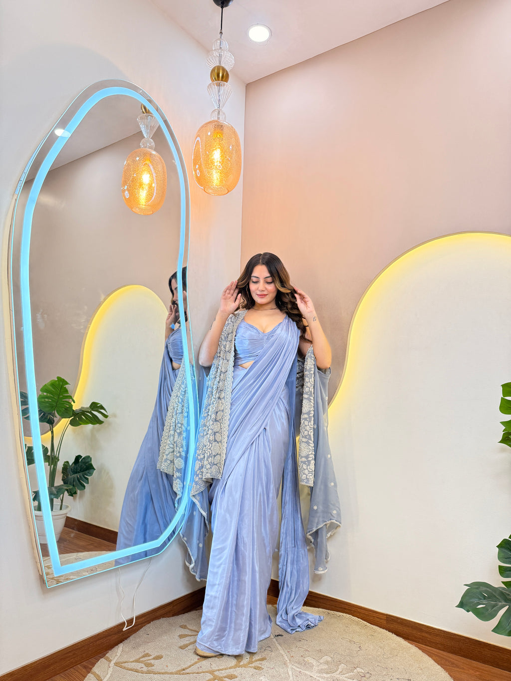 SHALINA  OUTFIT" DRAPE SAREE