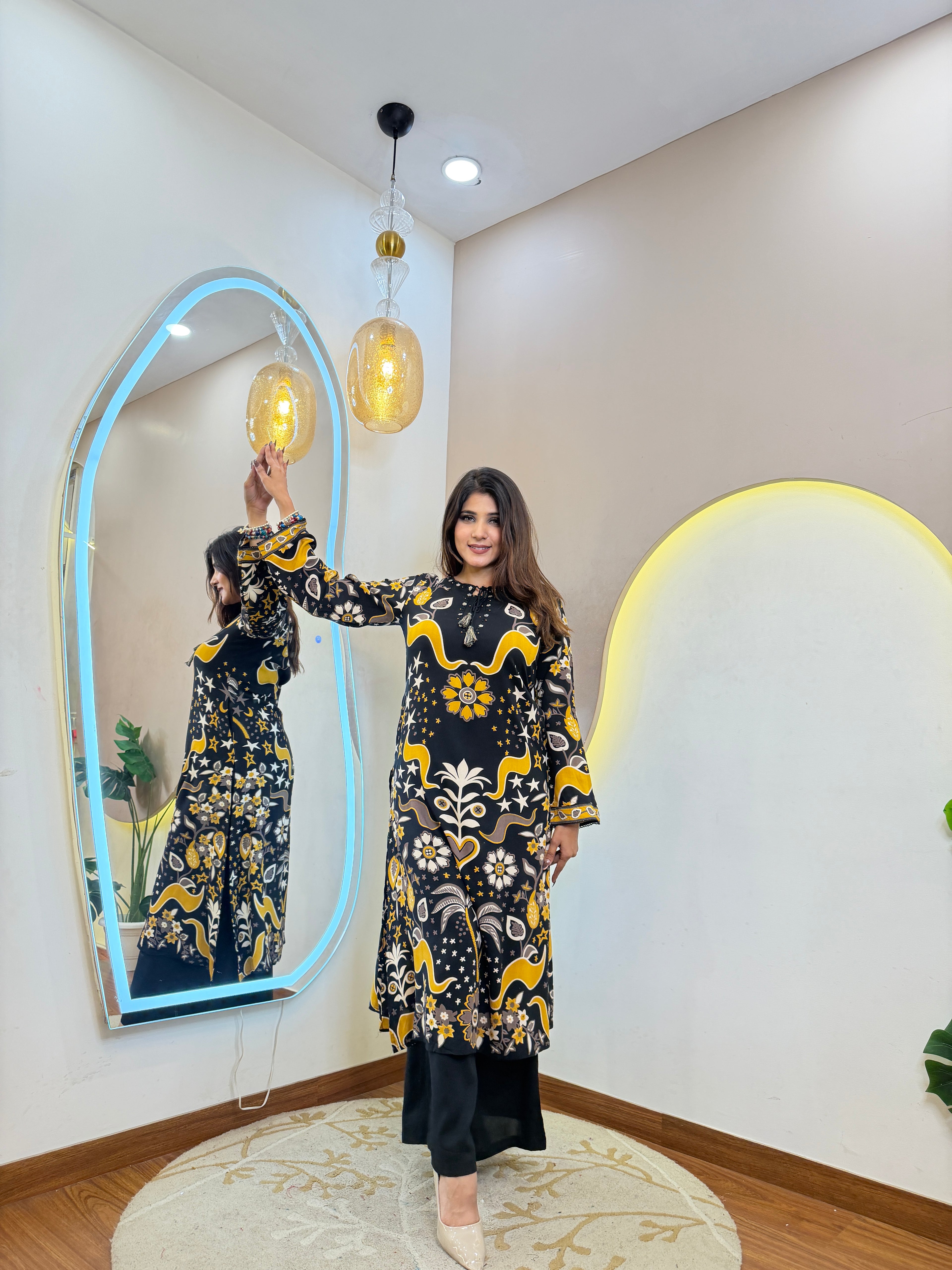 D595  RAYON 2 PC SET