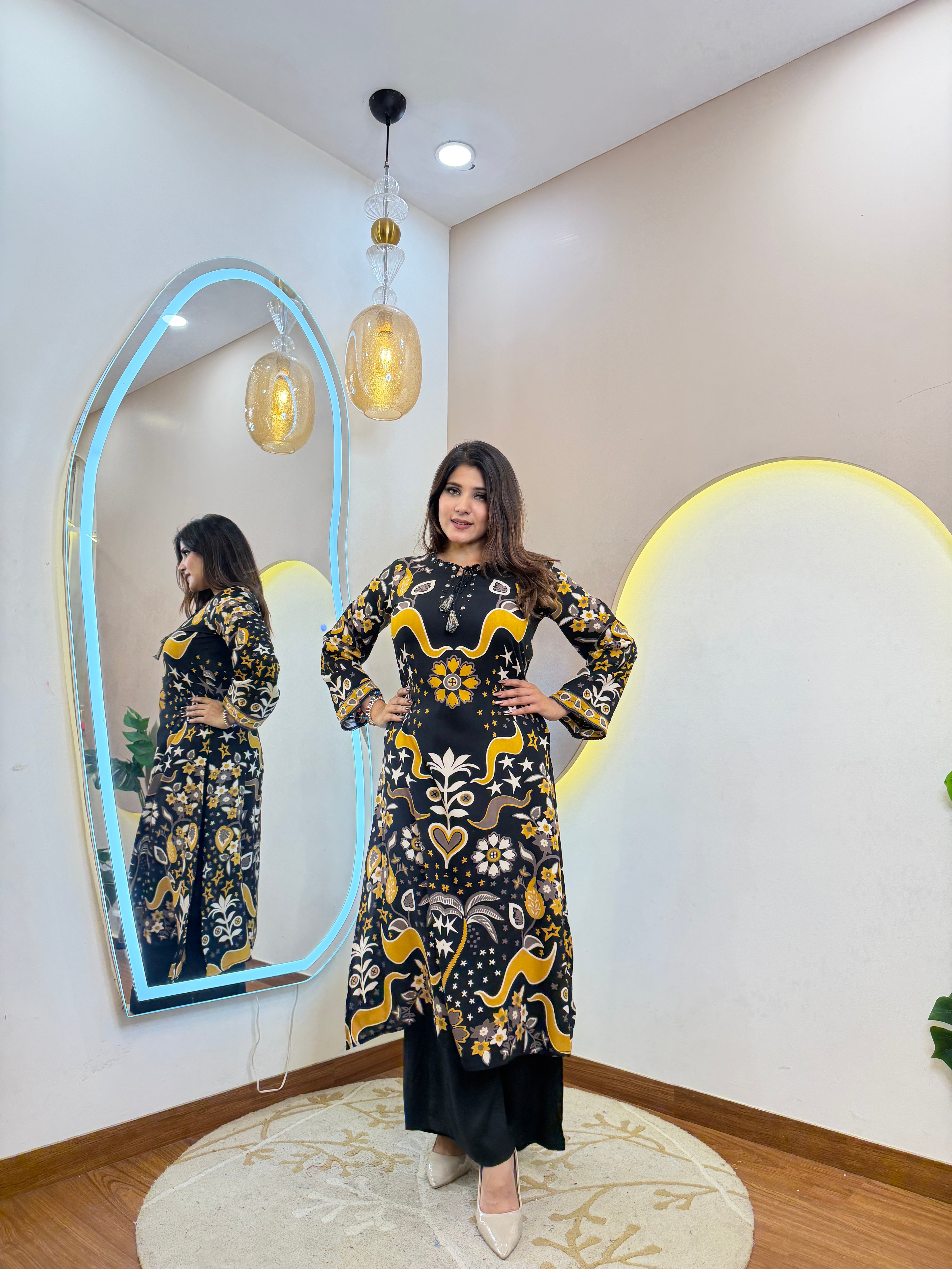 D595  RAYON 2 PC SET