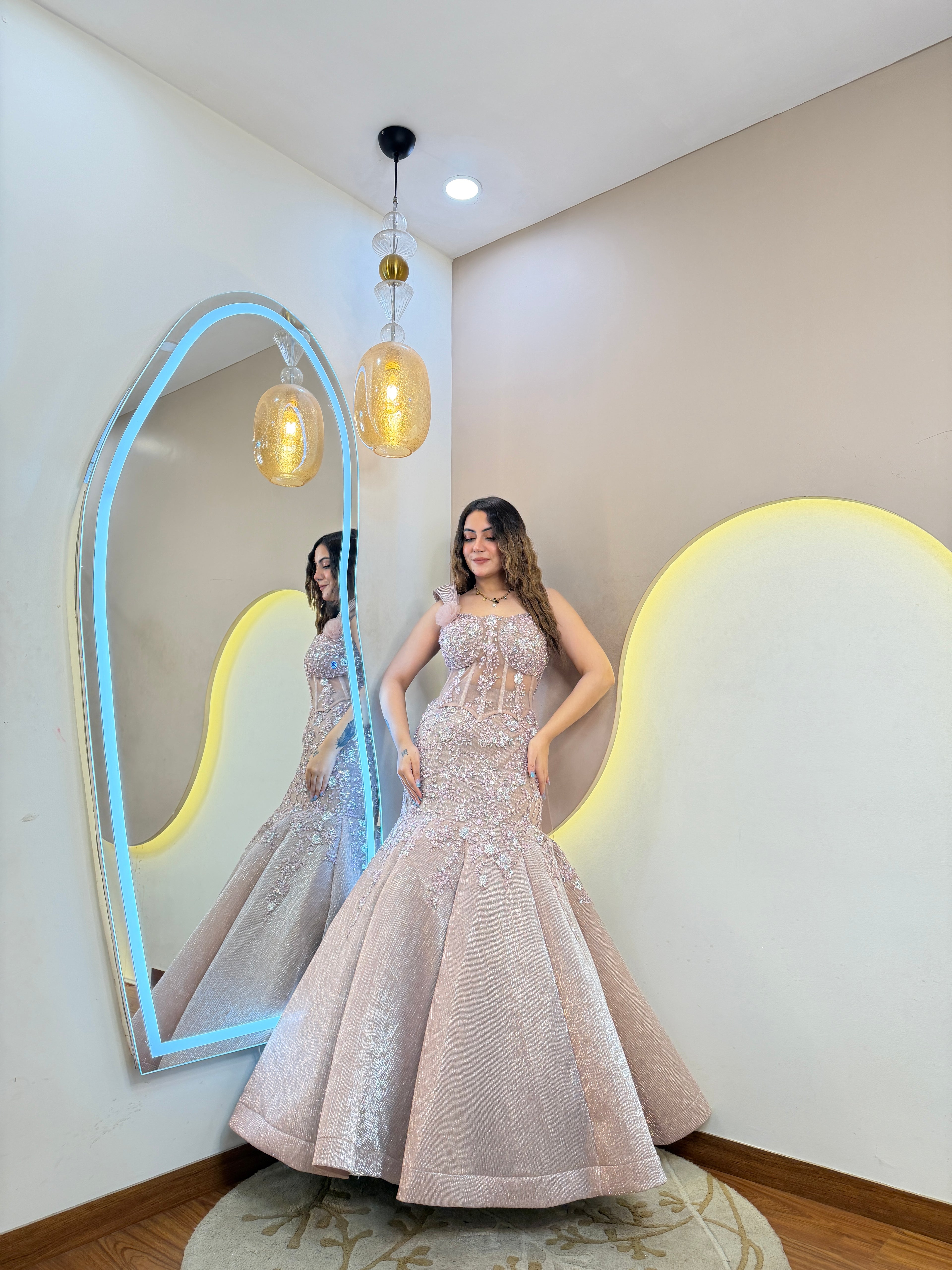 INDOWESTERN FISHCUT LEHENGA