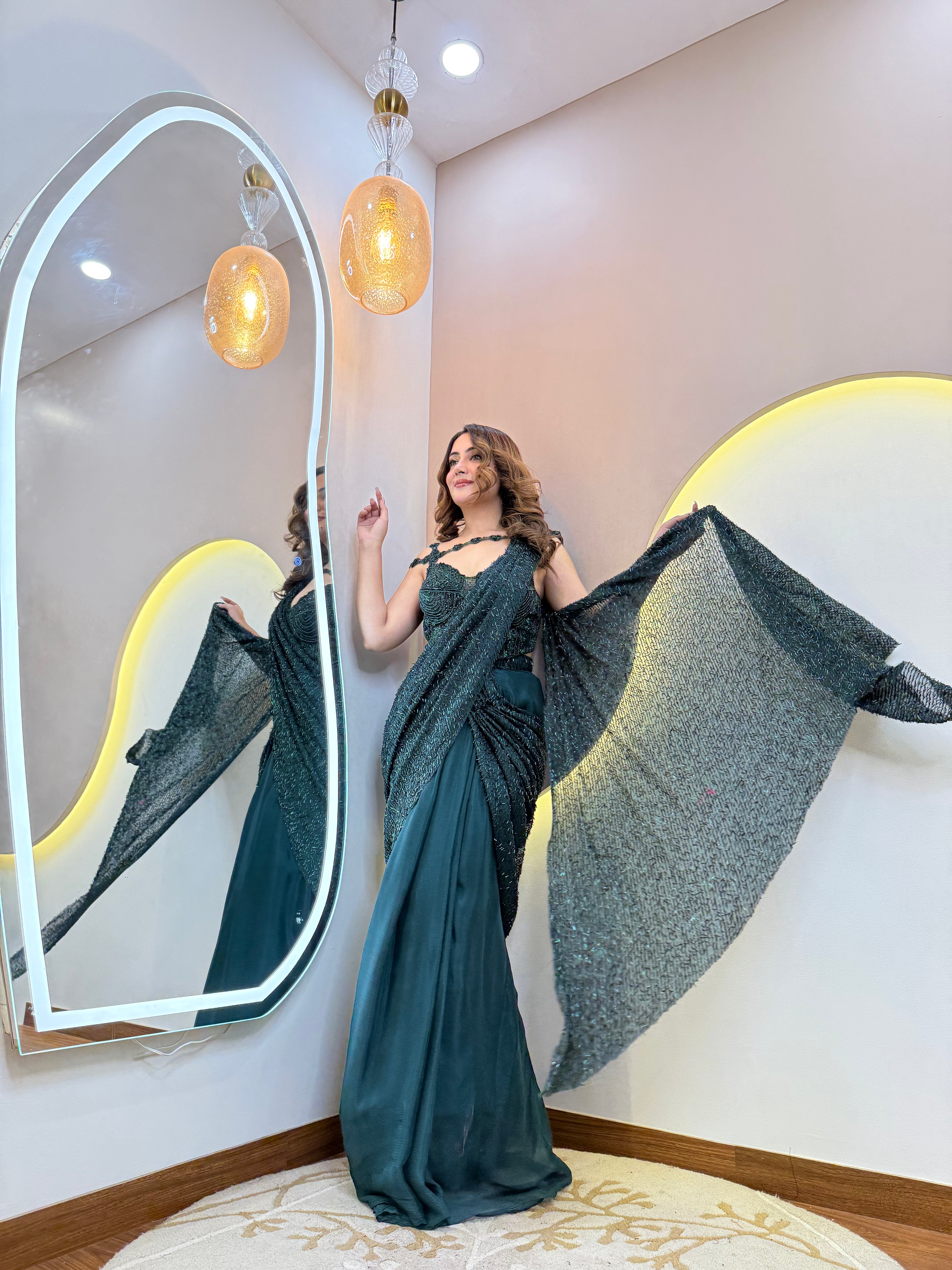 "PARAM SUNDARI" DRAPE SAREE