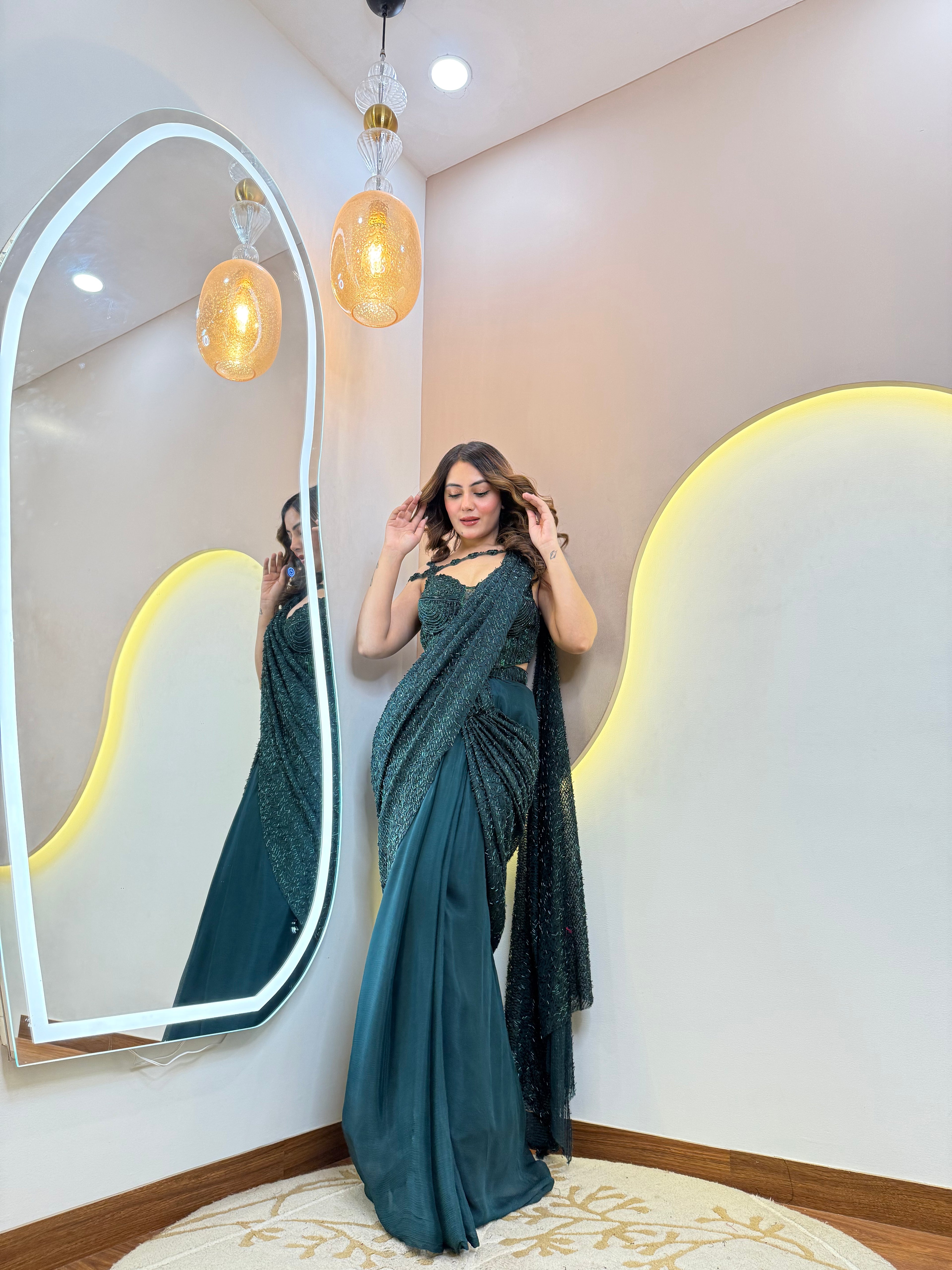 "PARAM SUNDARI" DRAPE SAREE