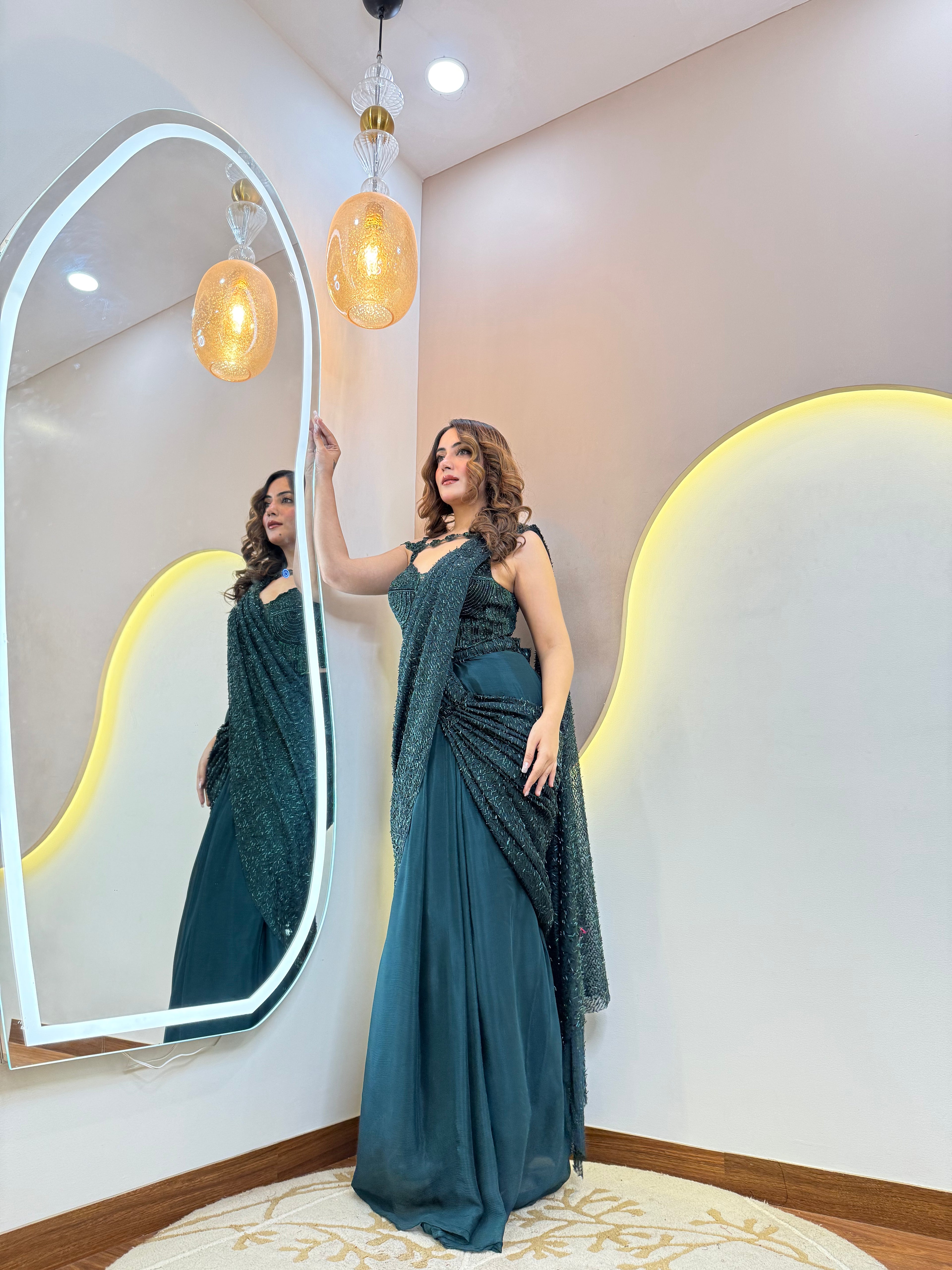 "PARAM SUNDARI" DRAPE SAREE