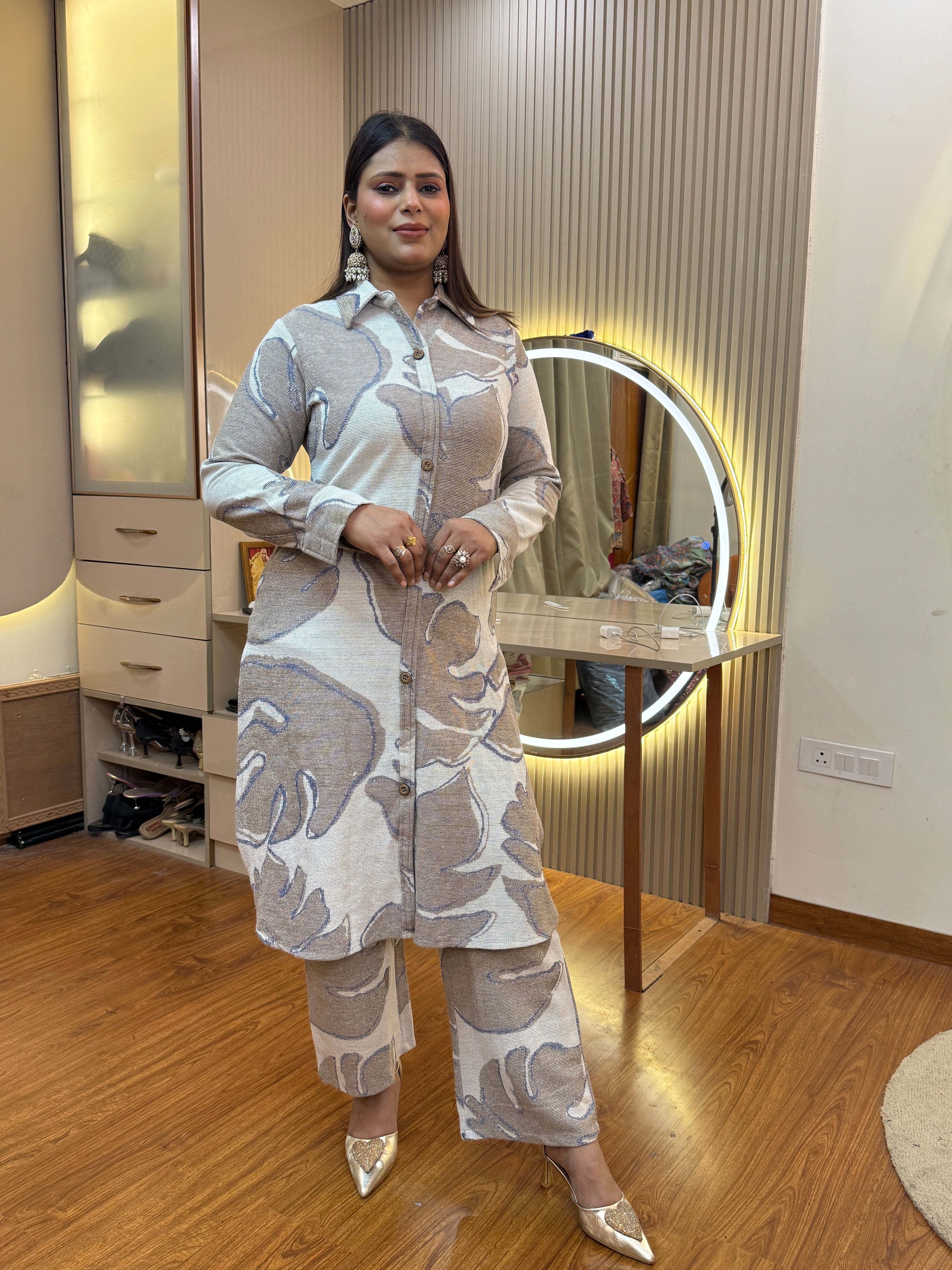 HASHWA WOOLEN CORD SET