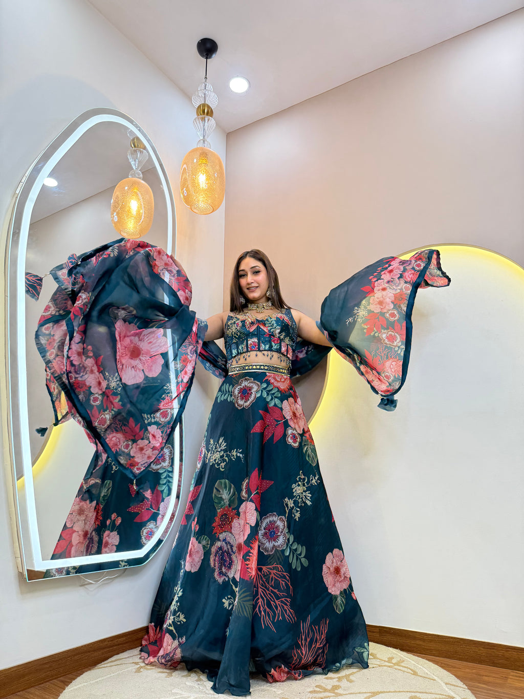 "AZINA" CROP TOP SKIRT