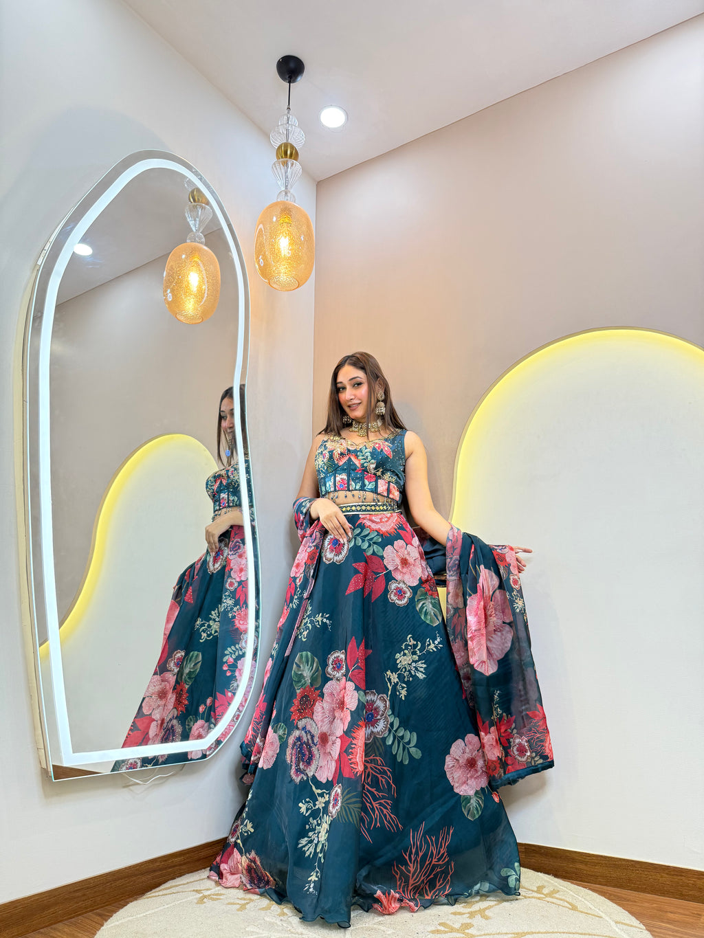 "AZINA" CROP TOP SKIRT