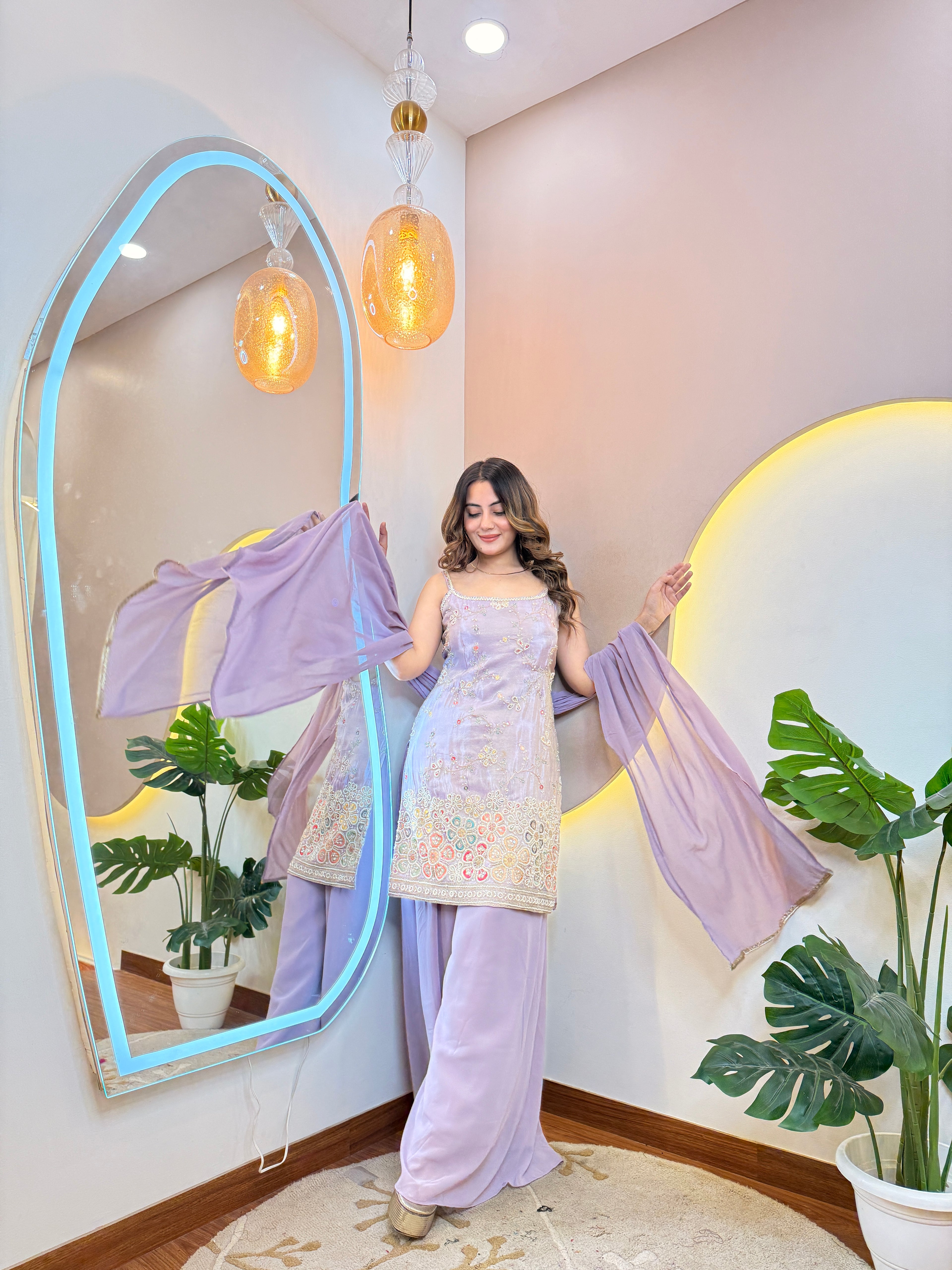 SHARLIN OUTFIT SHARARA SUIT