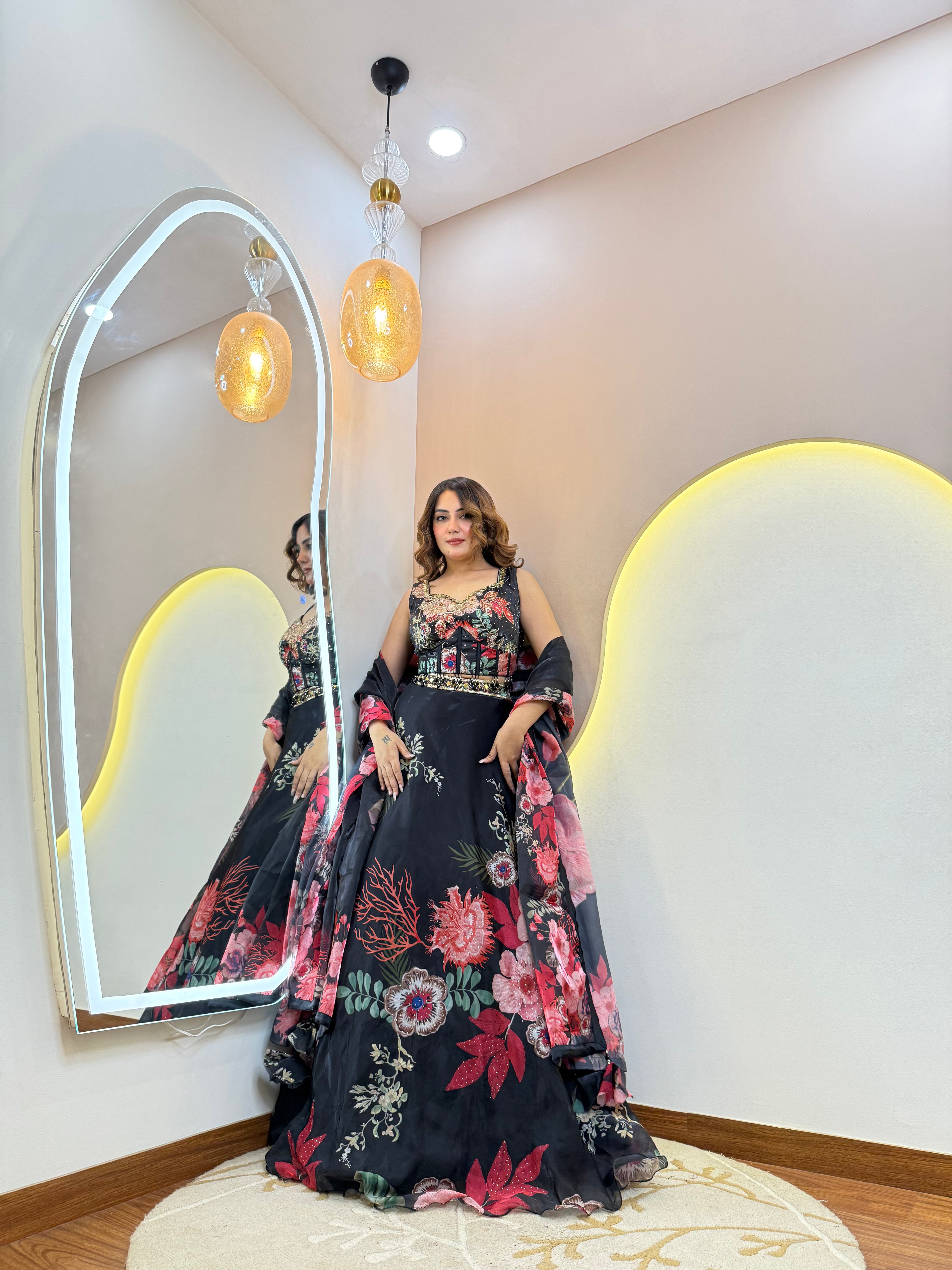 "AZINA" CROP TOP SKIRT