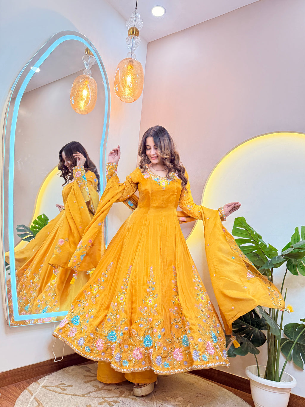 ANARKALI PANT SUIT OUTFIT  GOWN