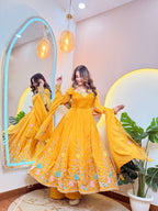 ANARKALI PANT SUIT OUTFIT  GOWN