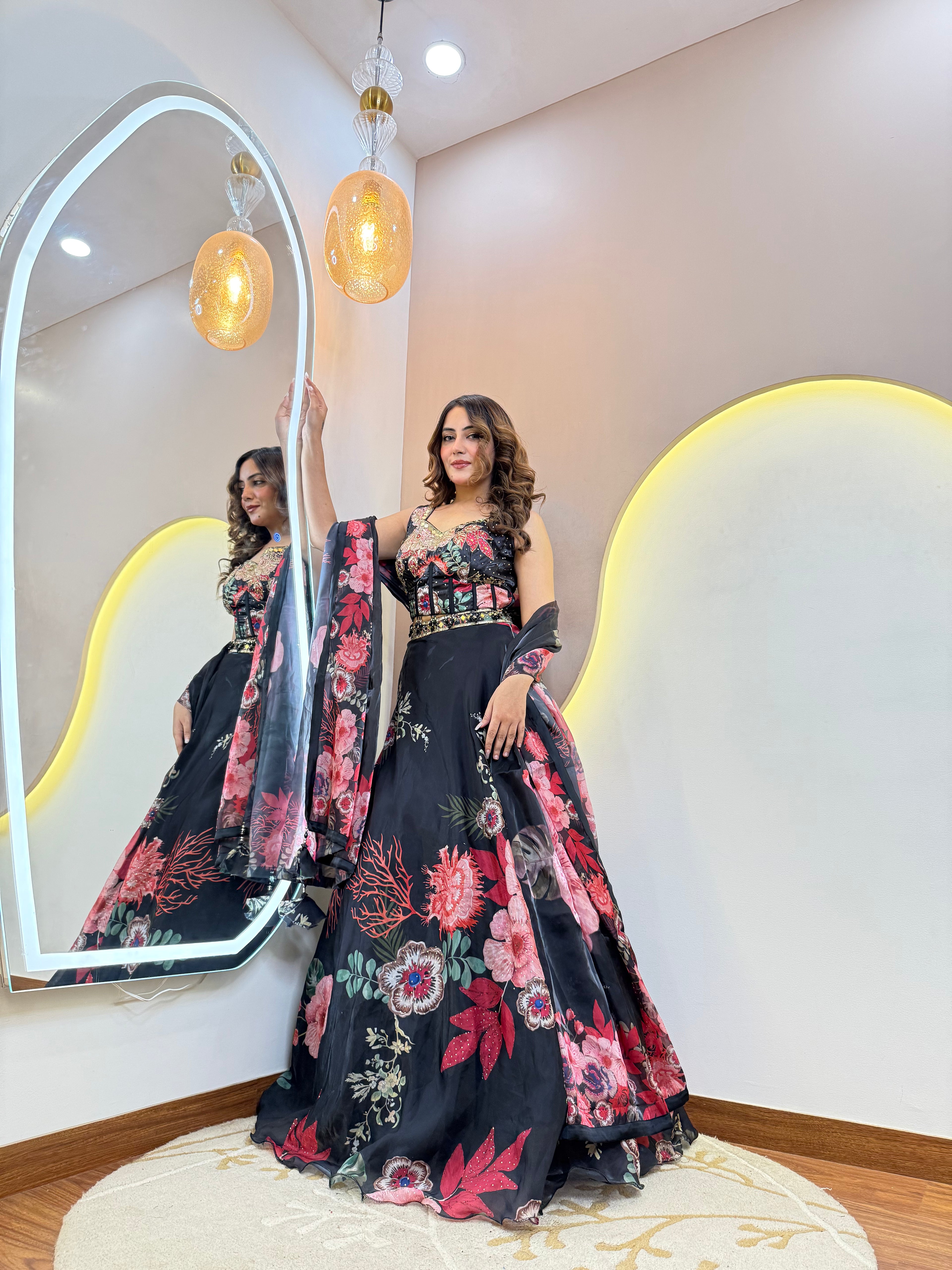 "AZINA" CROP TOP SKIRT