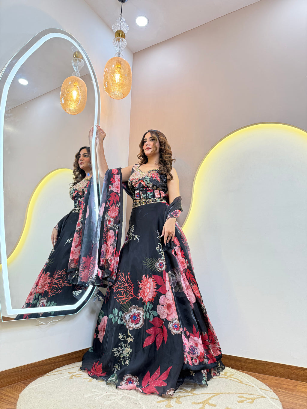 "AZINA" CROP TOP SKIRT