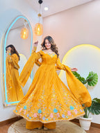 ANARKALI PANT SUIT OUTFIT  GOWN
