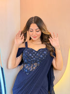 "SHABANA  " DRAPE SAREE