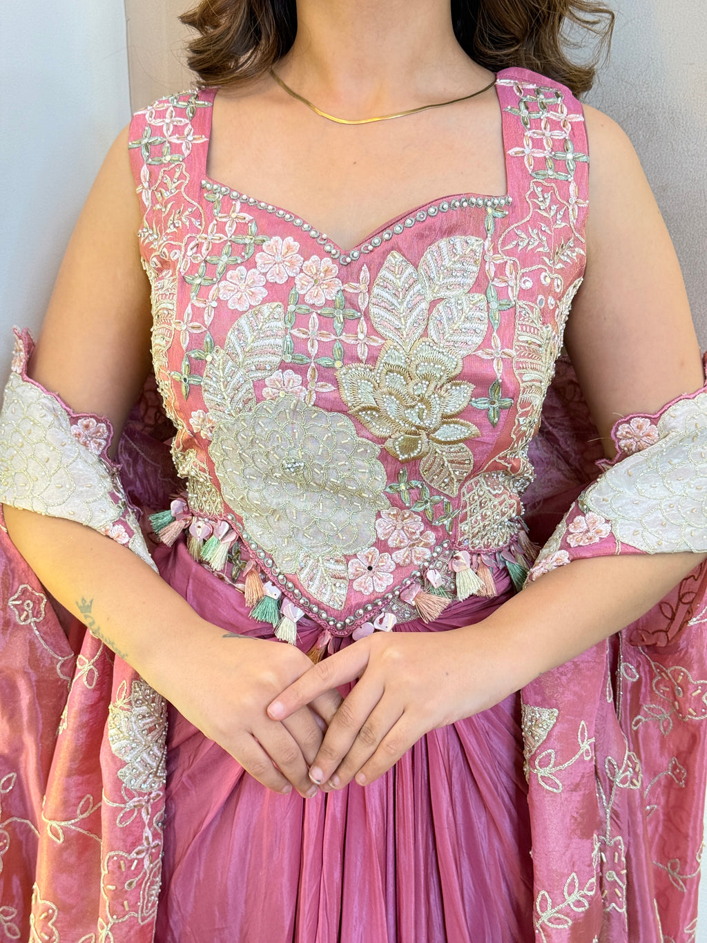 “RABIA" CROP TOP SKIRT