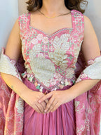 “RABIA" CROP TOP SKIRT